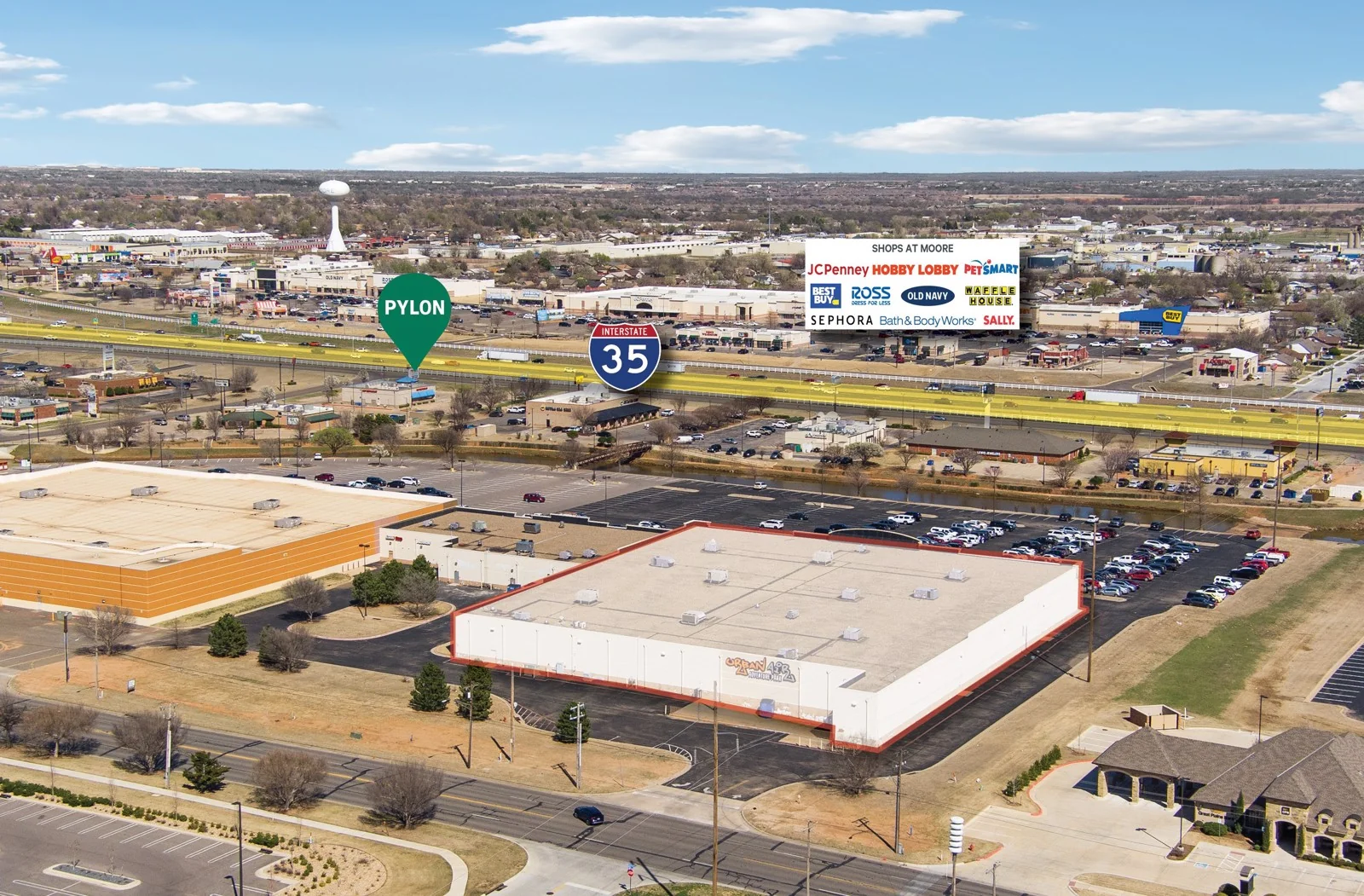 MOR 2712 S Telephone Road- Riverwalk Centre — Lease in Moore, OK, photo 2 of 5
