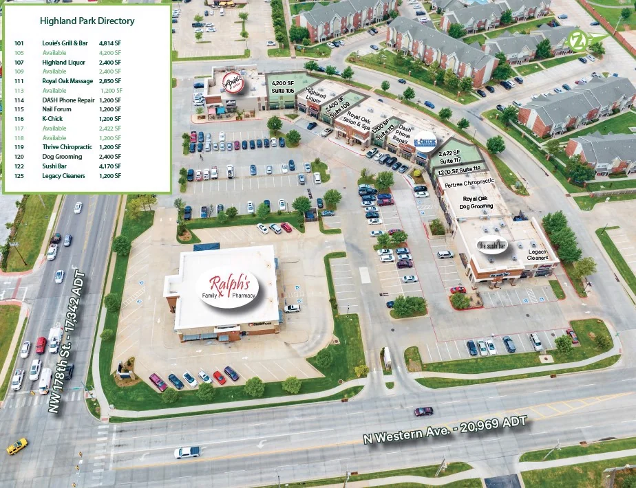 EDM Highland Park Shopping Center — Lease in Edmond, OK, photo 4 of 4