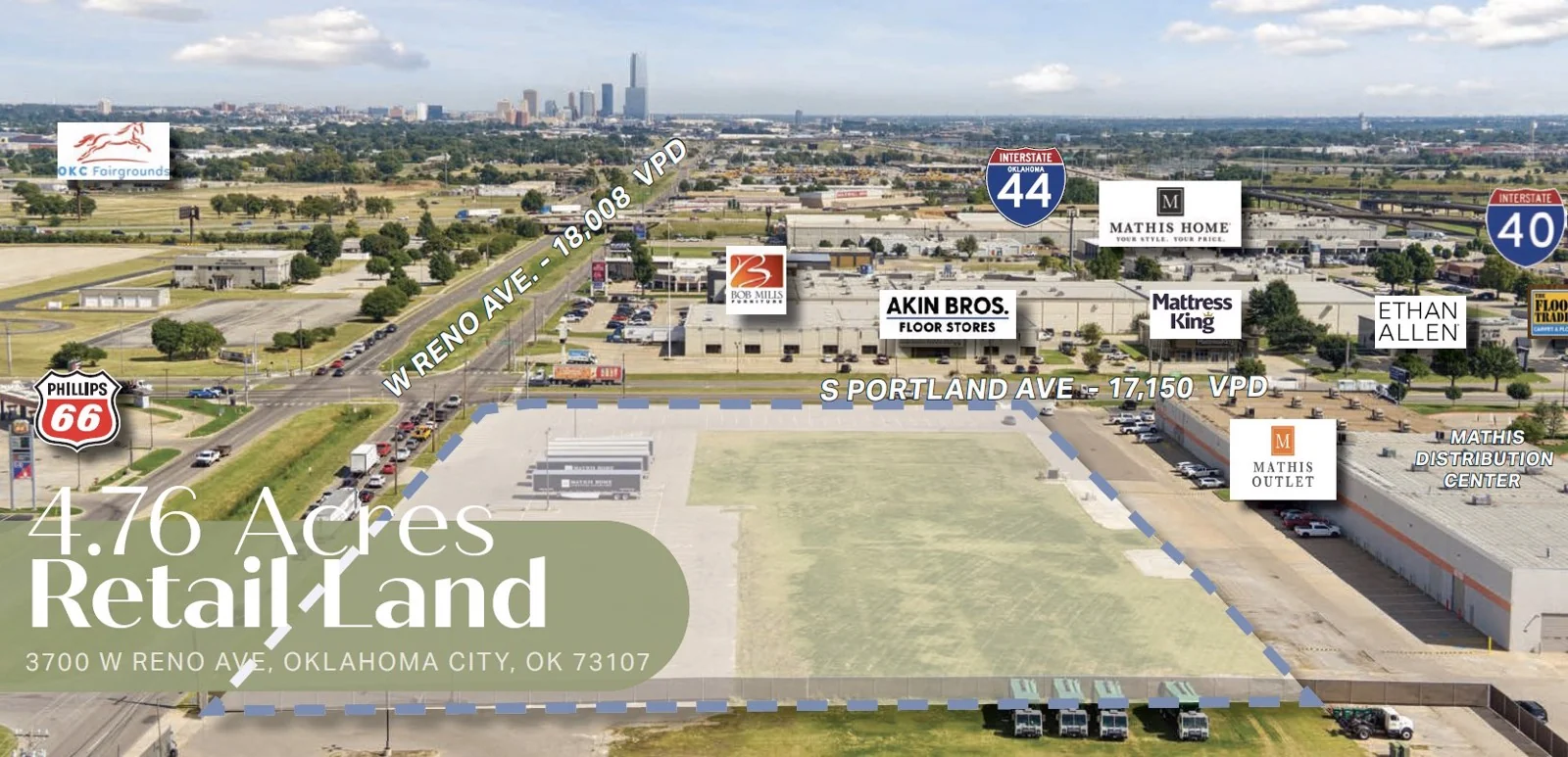Land in Oklahoma City, OK — Lease in Oklahoma City, OK, photo 2 of 3
