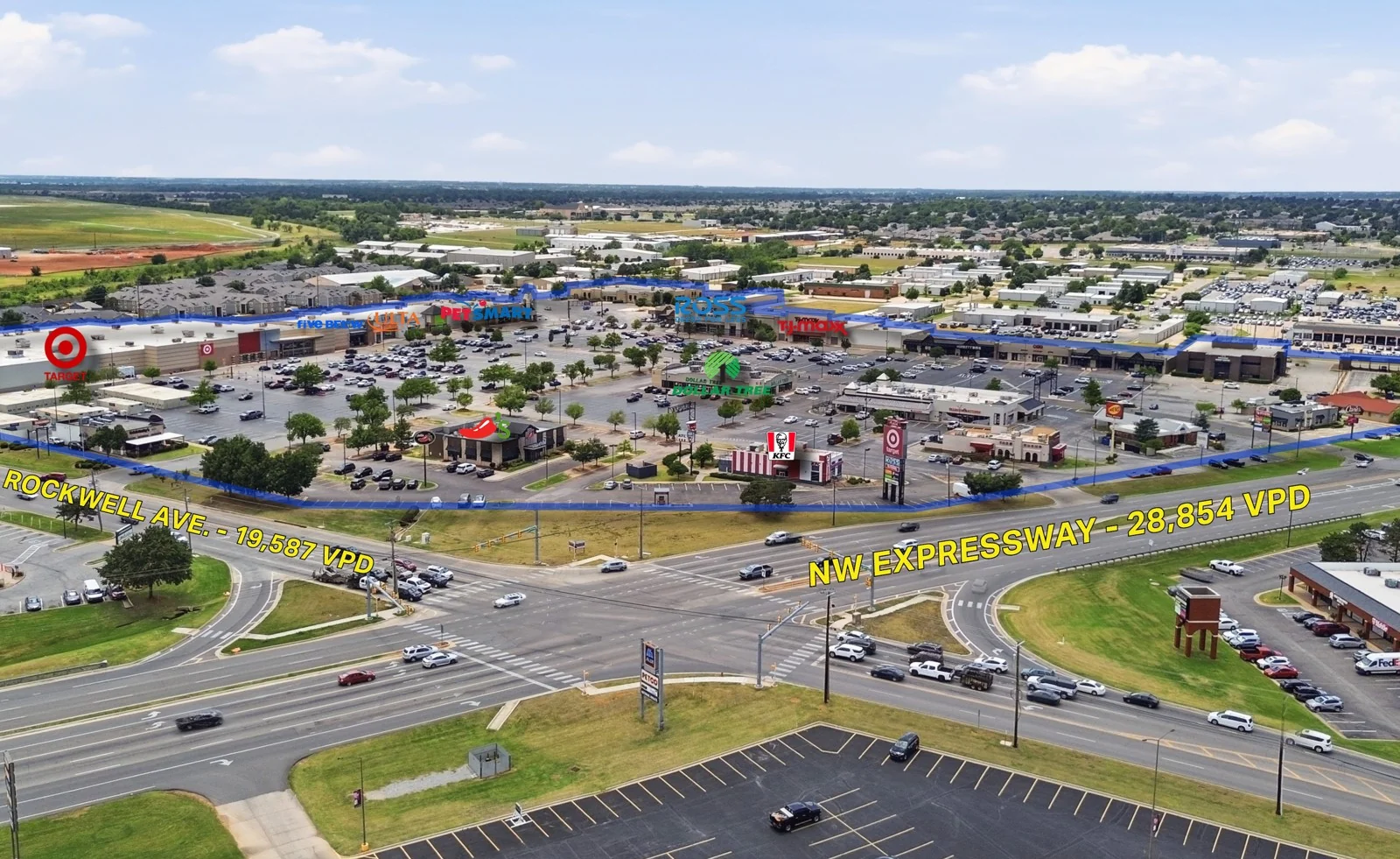Rockwell Plaza Shopping Center — Lease in Oklahoma City, OK, photo 1 of 3
