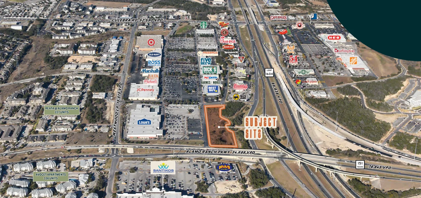 Alamo Ranch Pad Sites — Sale in San Antonio, TX, photo 1 of 1