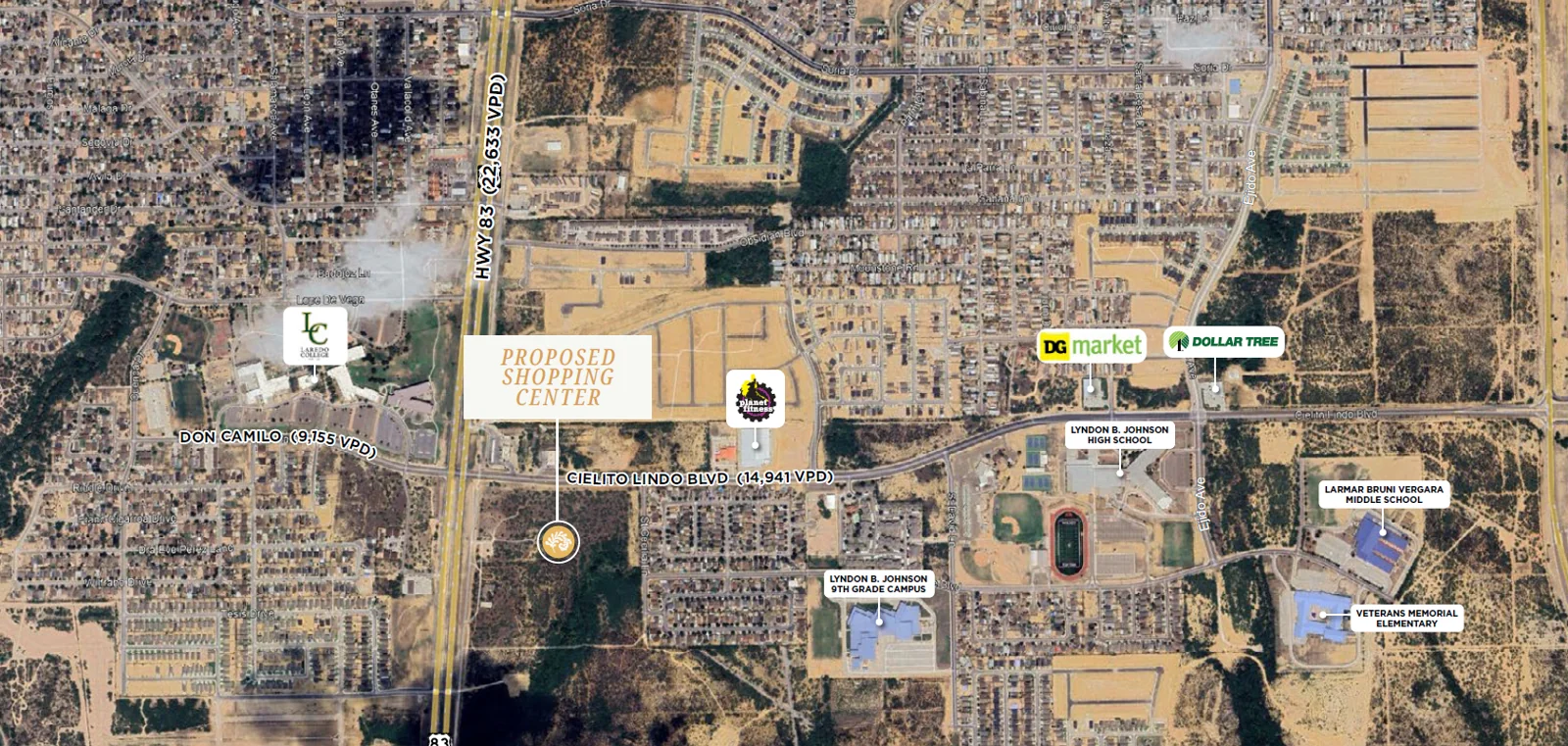 Retail in Laredo, TX — Lease in Laredo, TX, photo 2 of 2