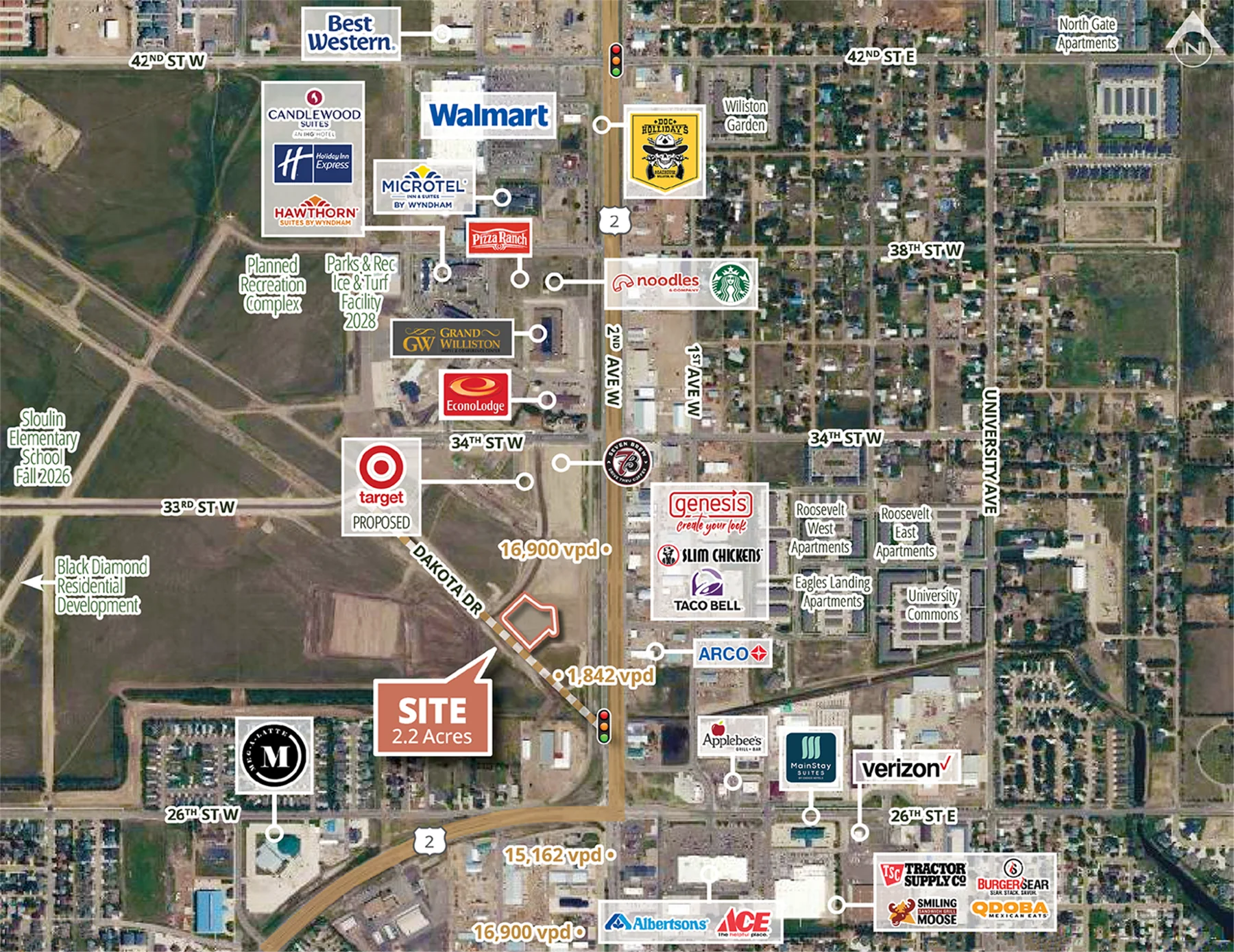 NEQ 3rd Ave & 2nd Ave — Sale in Williston, ND, photo 2 of 2
