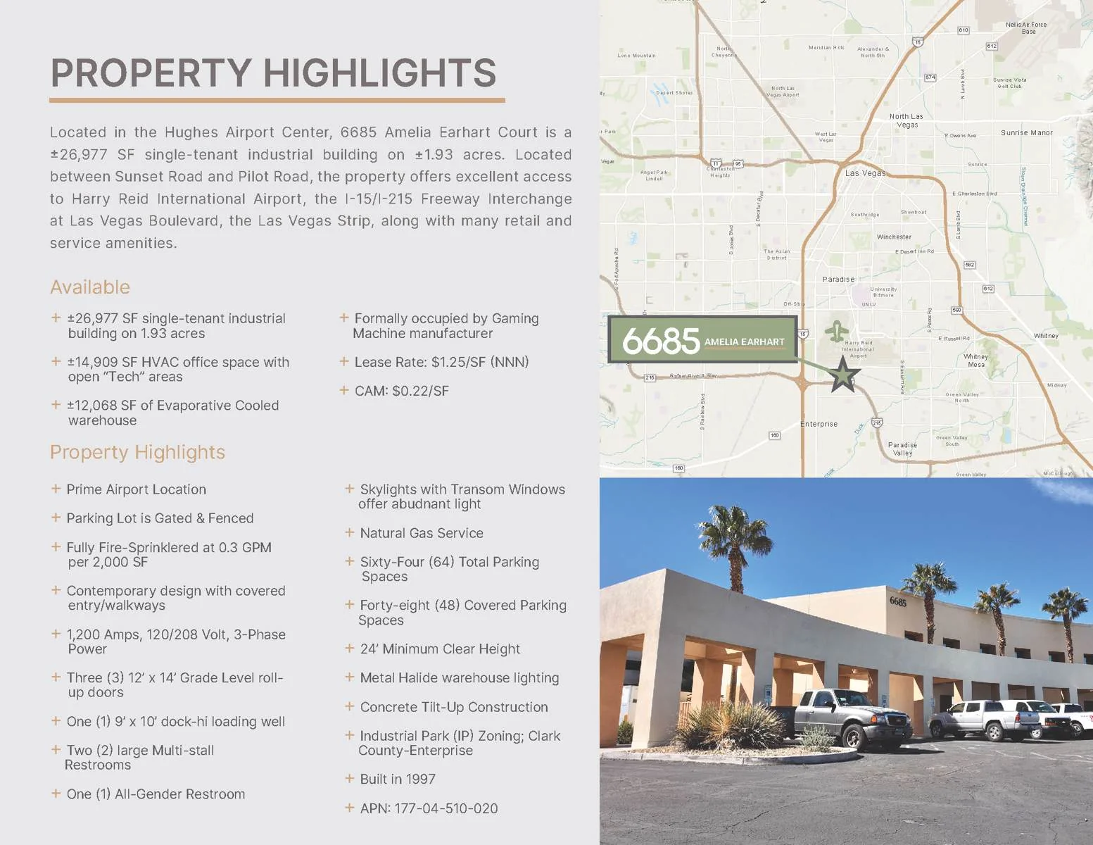 Industrial in Las Vegas, NV — Lease in Las Vegas, NV, photo 3 of 5