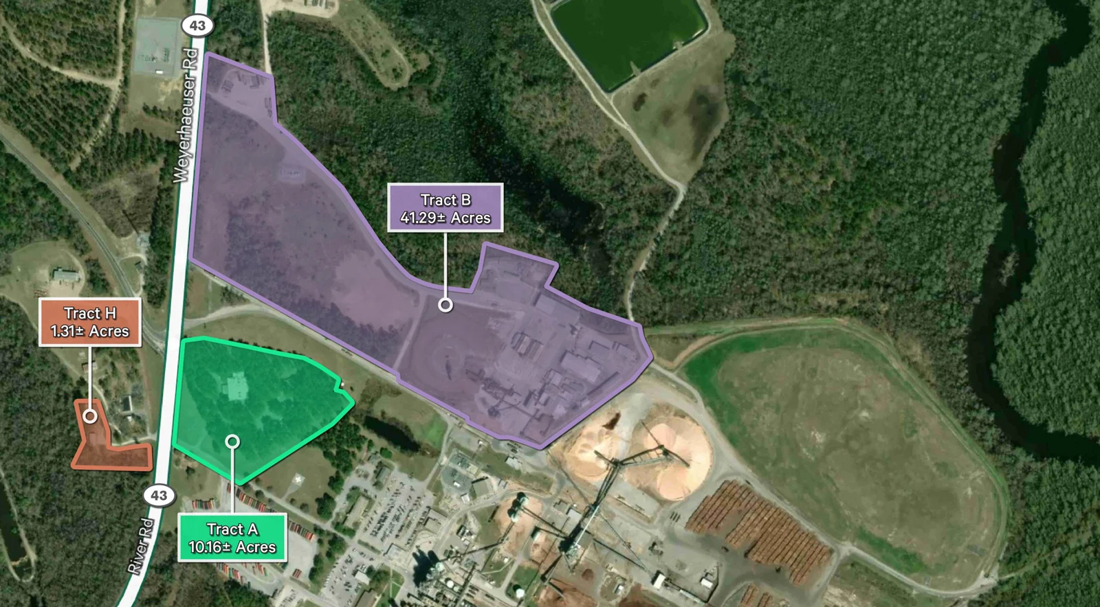 Rail Served Industrial Site | New Bern, NC — Sale in Vanceboro, NC, photo 1 of 8