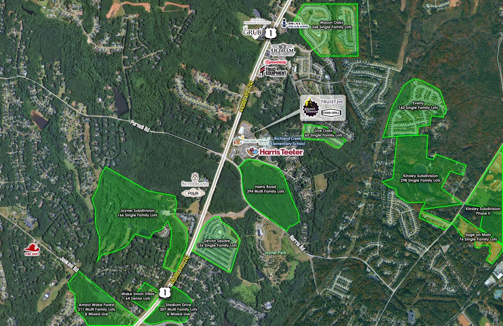 Land in Wake Forest, NC — Sale in Wake Forest, NC, photo 2 of 2
