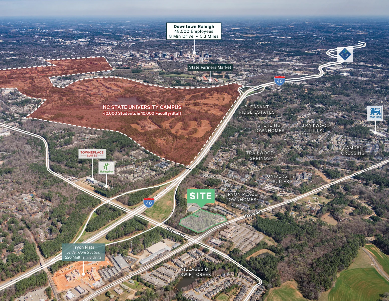 Land in Raleigh, NC — Sale in Raleigh, NC, photo 1 of 1