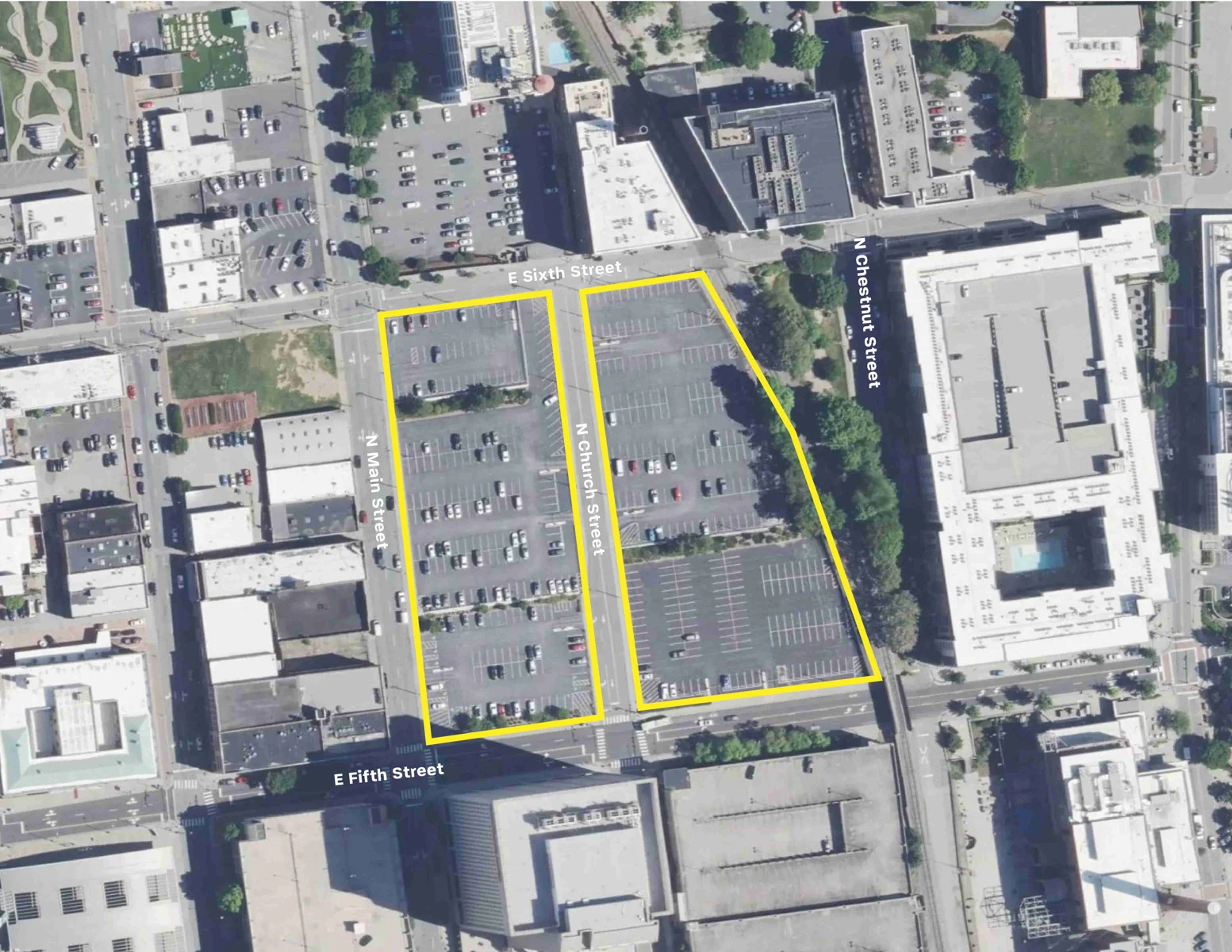 Plaza Parking Lots — Sale in Winston-Salem, NC, photo 1 of 1