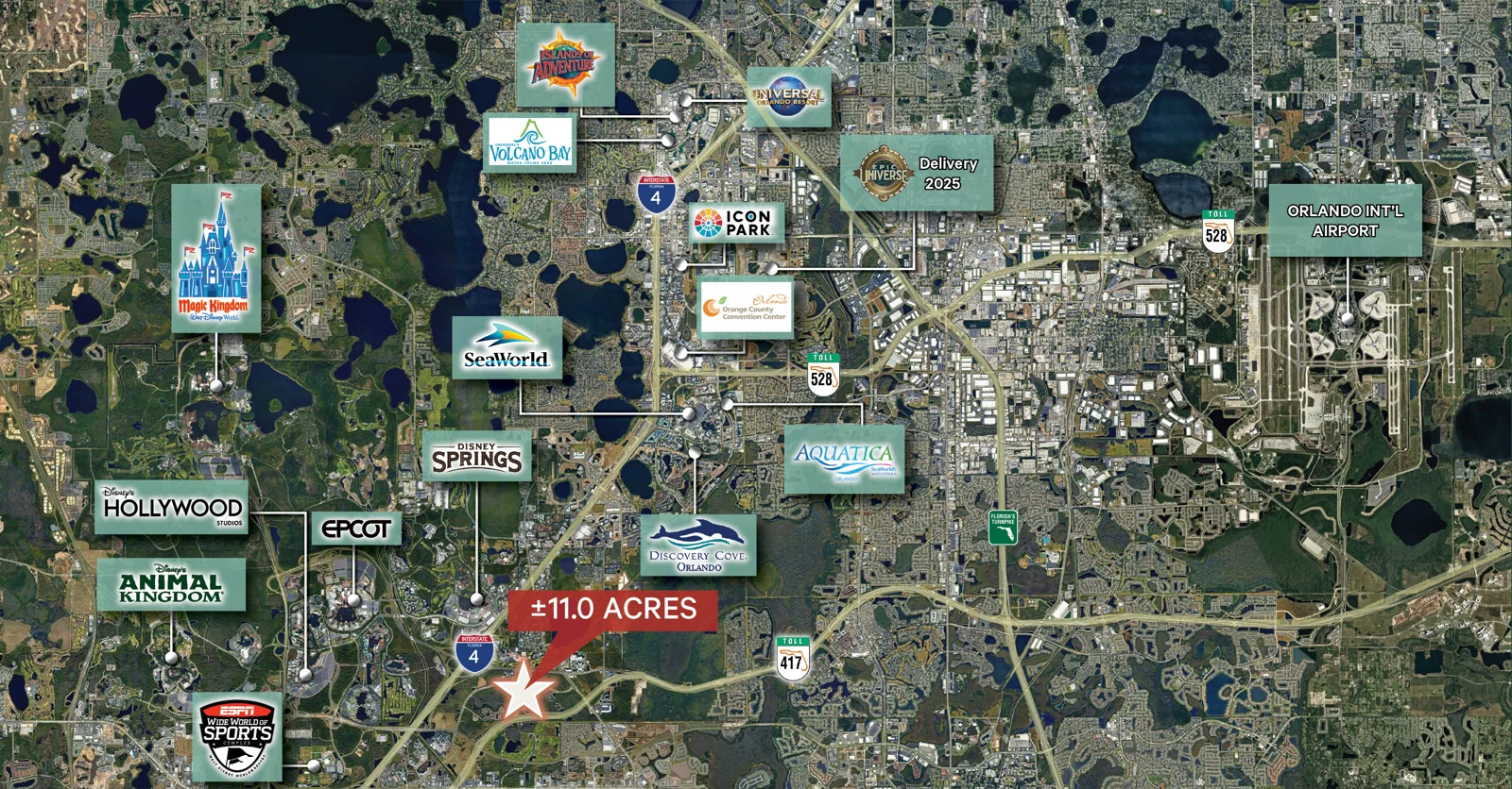 ±11.0 Acres | Orlando Tourist Corridor — Sale in Orlando, FL, photo 1 of 1