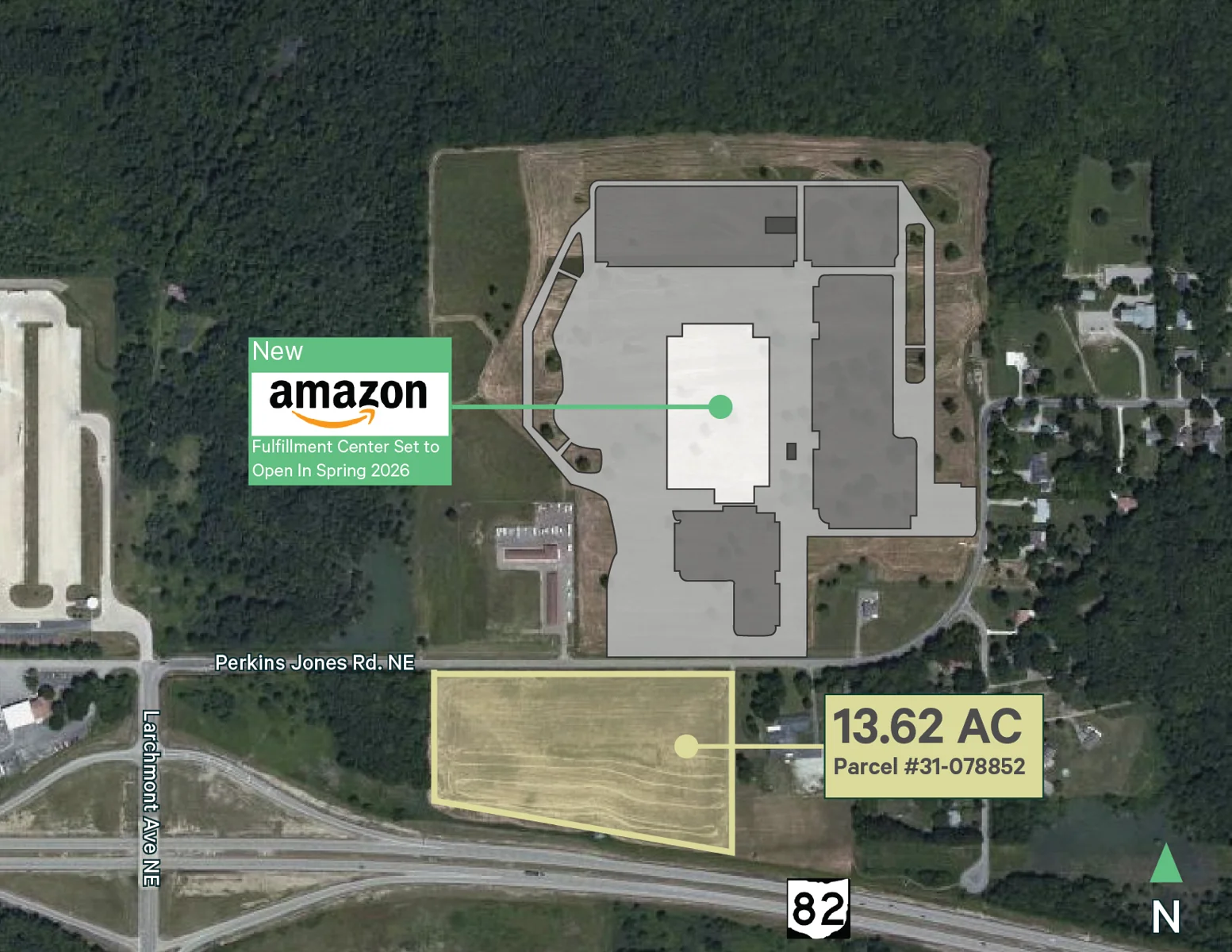 Perkins Jones Rd Land | 13.62 AC Parcel #31-078852 — Sale in Warren, OH, photo 1 of 1