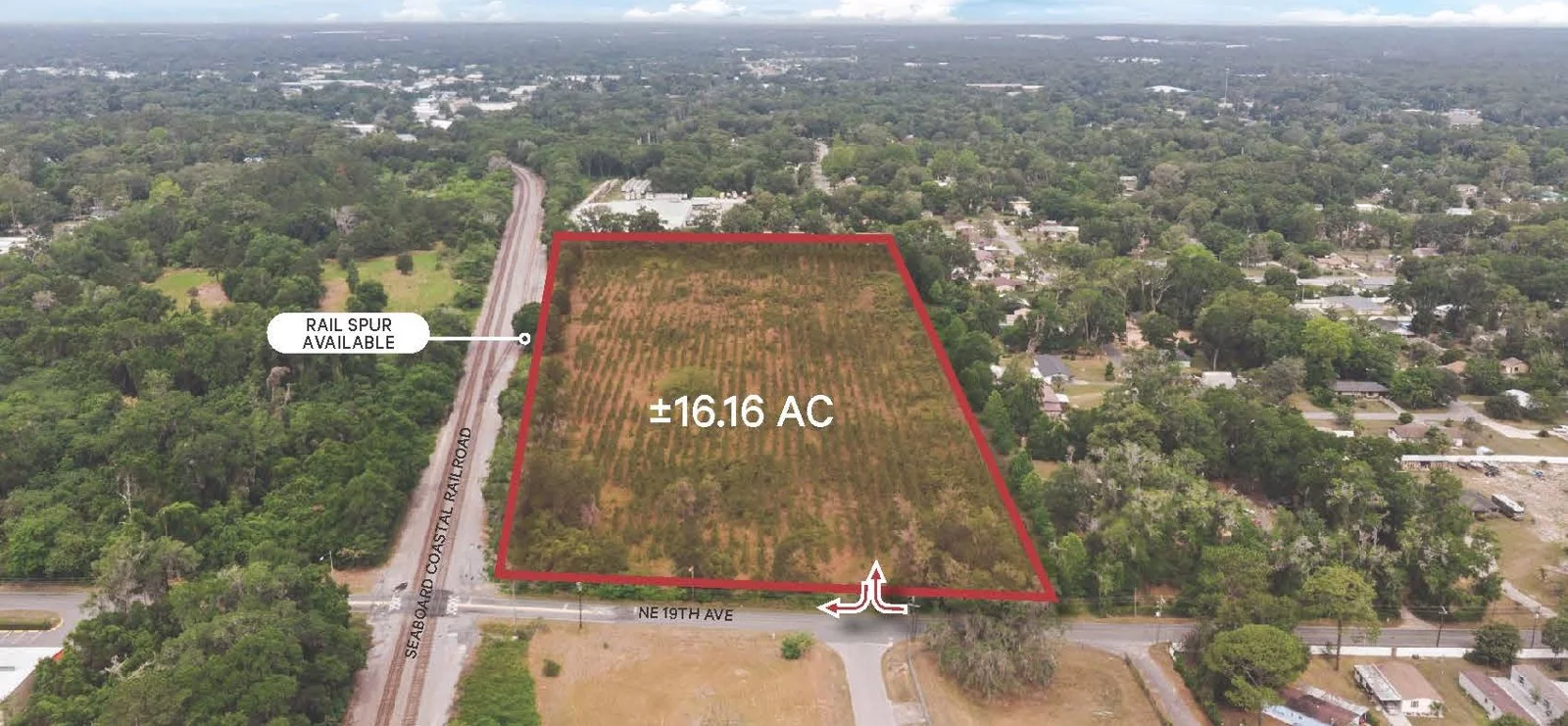 Ocala Industrial Land- +/-16.6 acres — Sale in Ocala, FL, photo 1 of 4