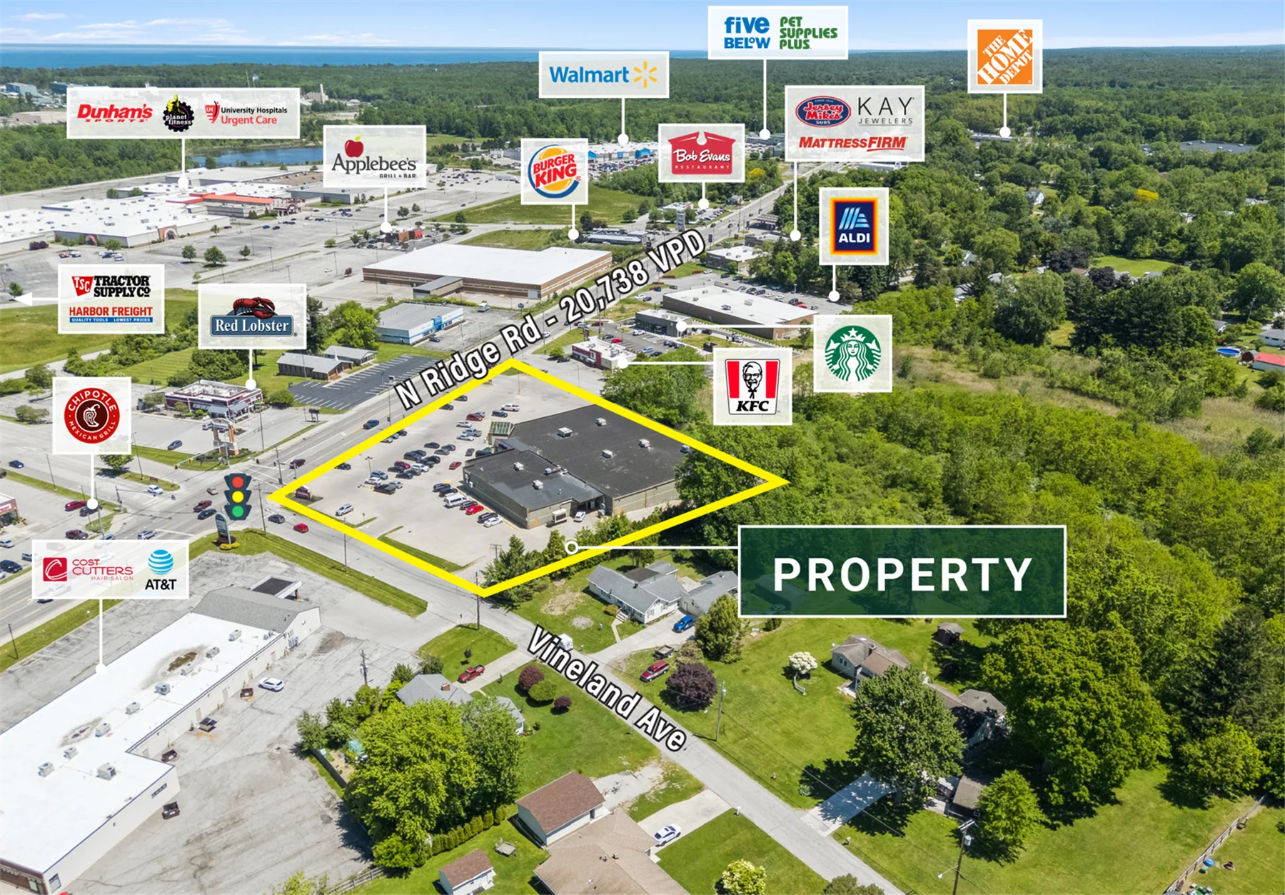 Net Leased, Multi-Tenant Retail Investment — Sale in Ashtabula, OH, photo 7 of 8
