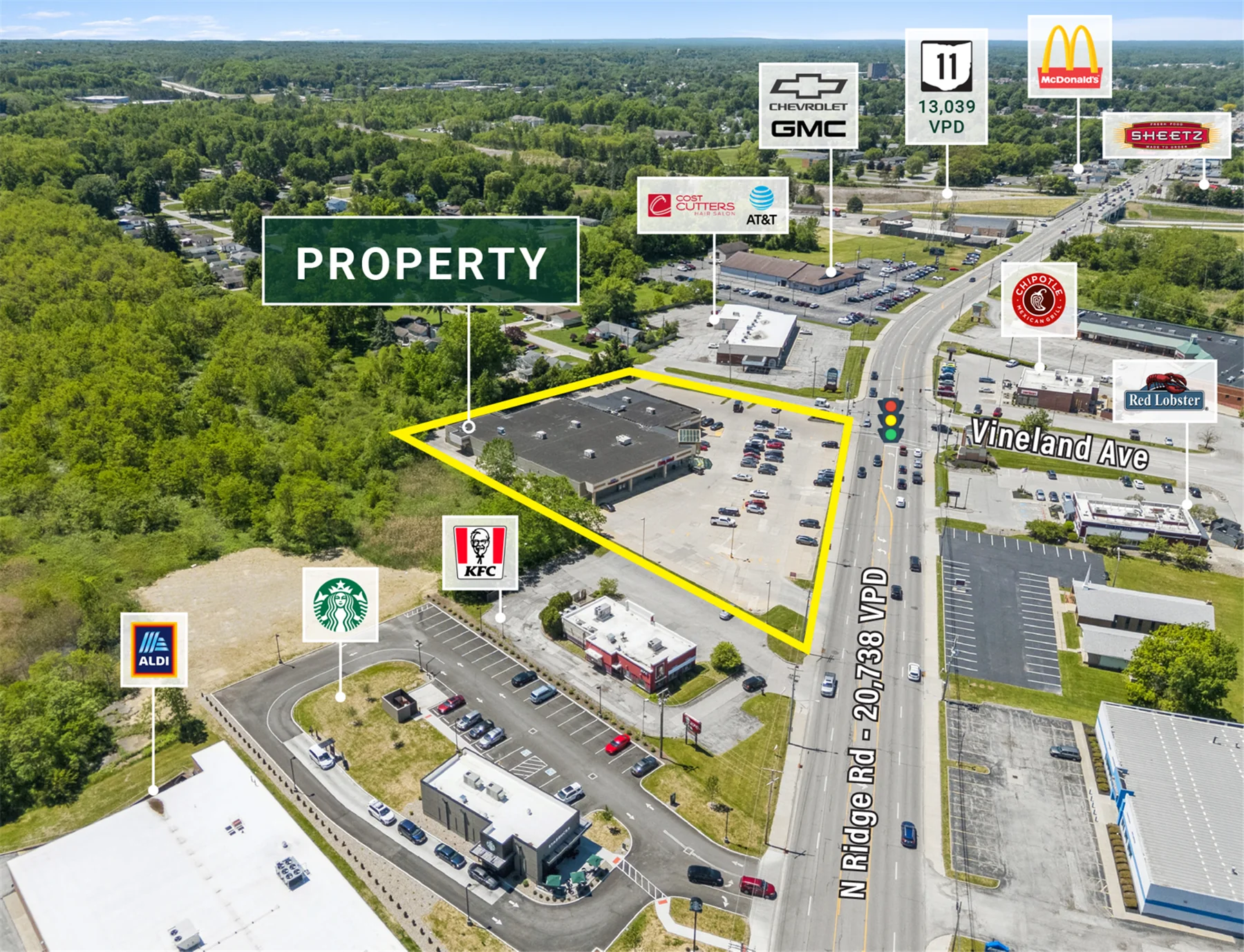 Net Leased, Multi-Tenant Retail Investment — Sale in Ashtabula, OH, photo 8 of 8