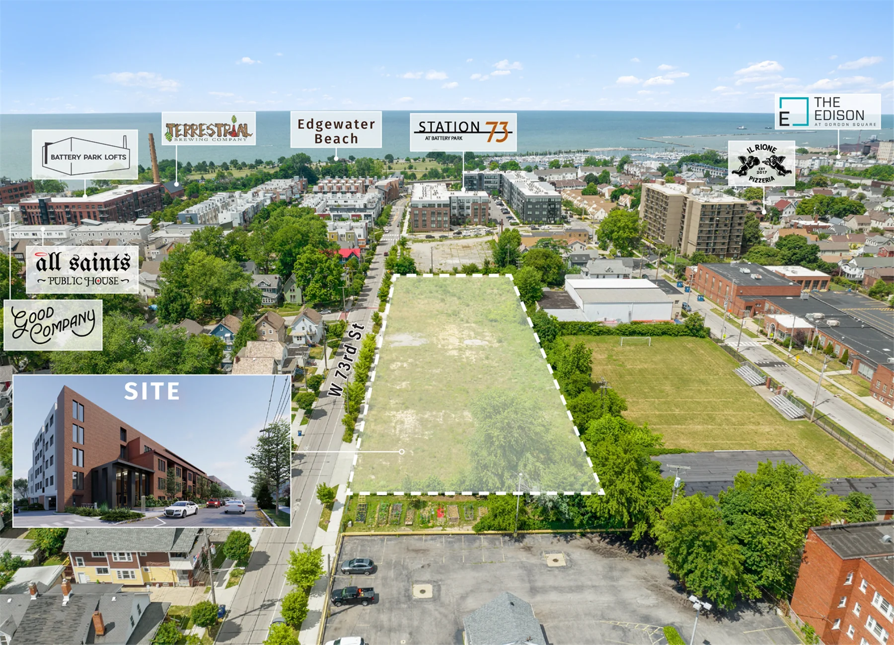 1.78 AC Multifamily Development Site — Sale in Cleveland, OH, photo 2 of 5