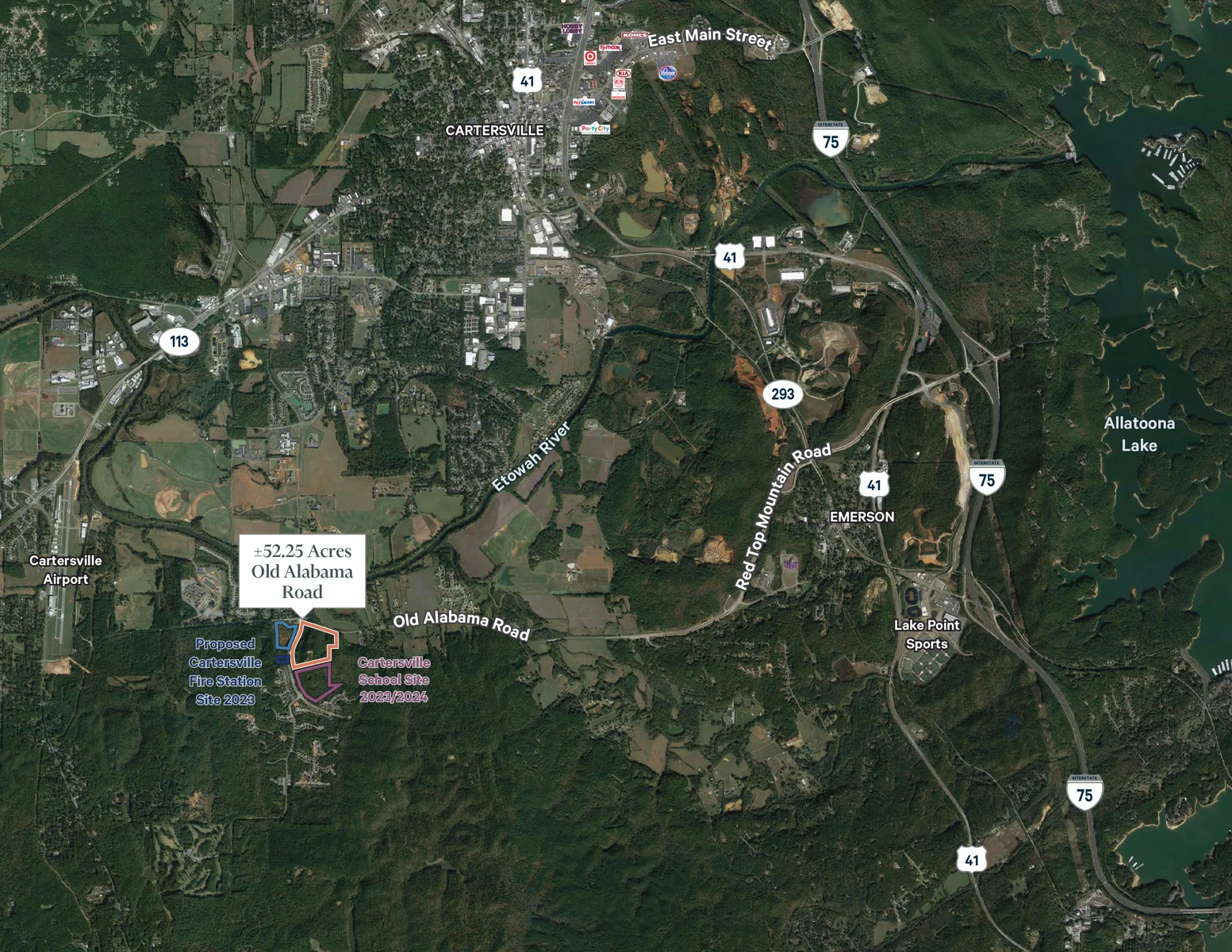 Land in Cartersville, GA — Sale in Cartersville, GA, photo 1 of 1