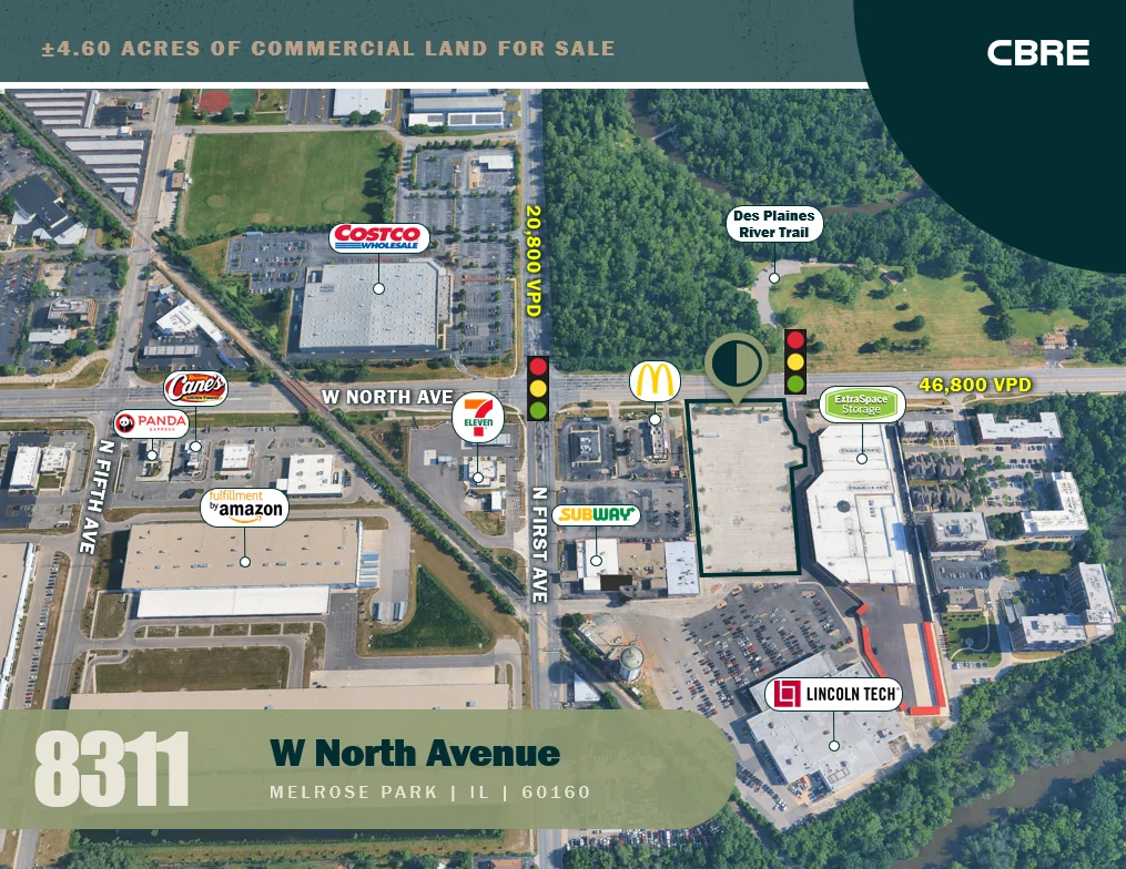 Land in Melrose Park, IL — Sale in Melrose Park, IL, photo 1 of 3