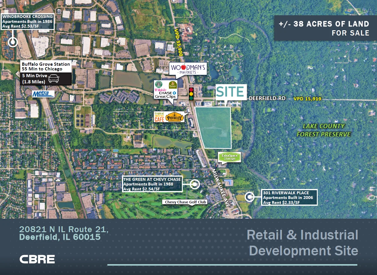 Land in Deerfield, IL — Sale in Deerfield, IL, photo 2 of 2