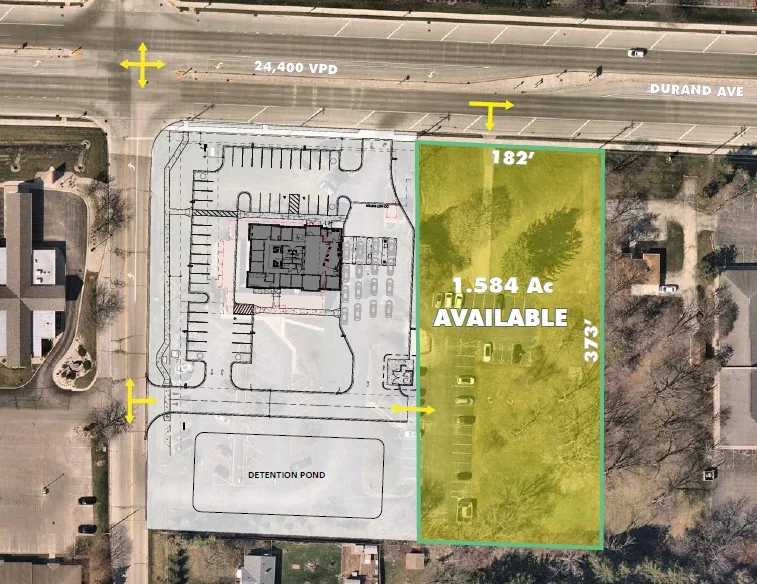 1.584 Acre Development Site Across from Regency Mall — Sale in Mount Pleasant, WI, photo 1 of 2