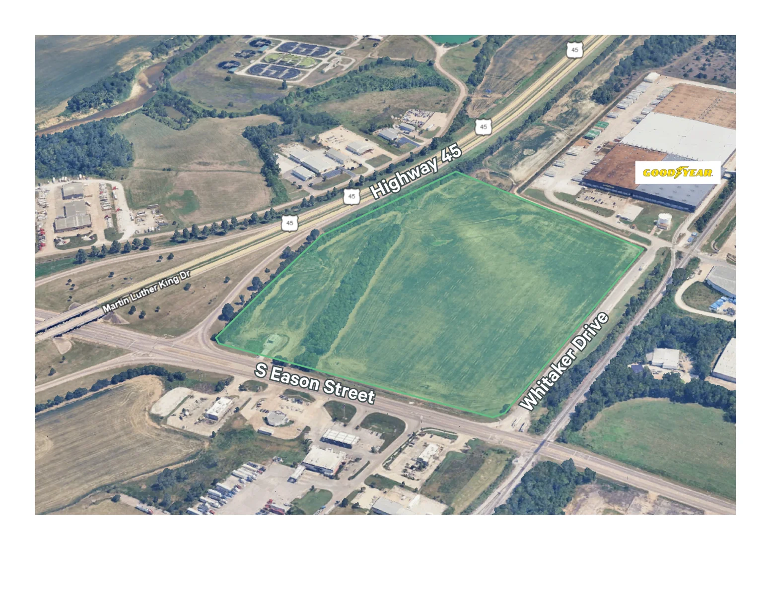 37.4 Acre Development Site Tupelo — Sale in Tupelo, MS, photo 2 of 2