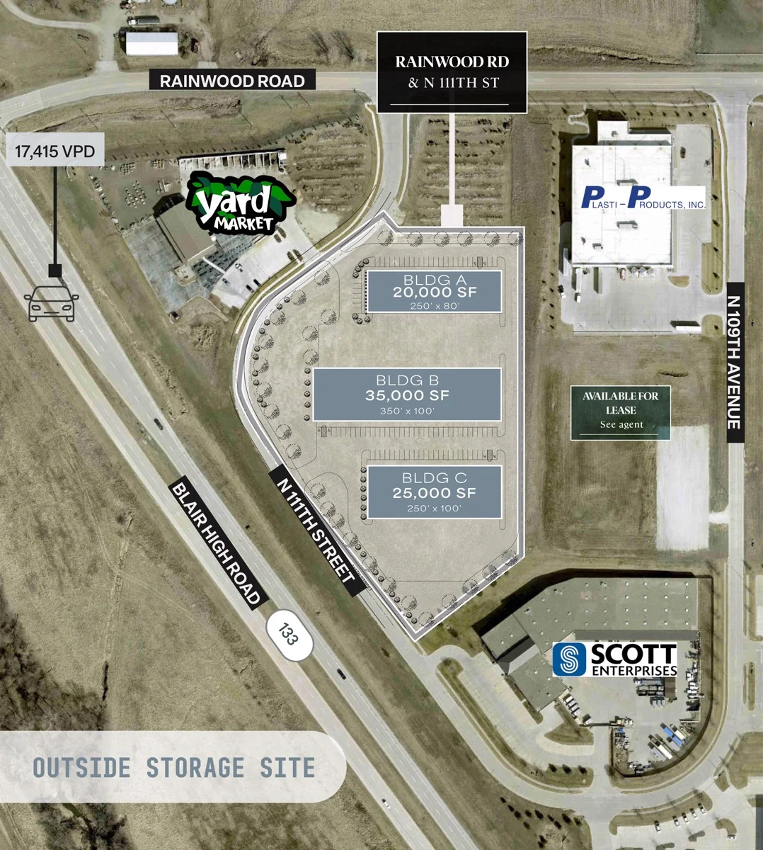 Rainwood Pointe - OUTSIDE STORAGE SITE — Sale in Union Precint, NE, photo 2 of 5