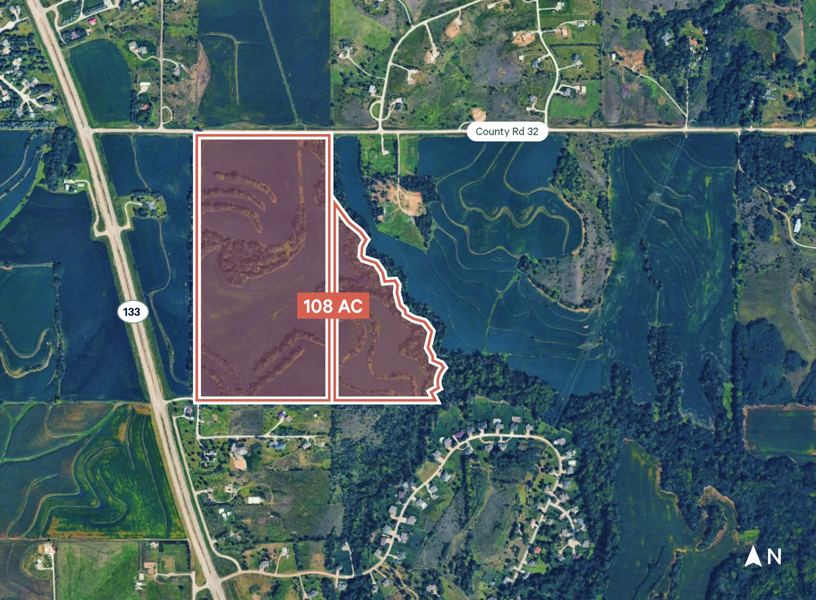 108 Acres | Blair Land | Two Parcels — Sale in Blair, NE, photo 1 of 3
