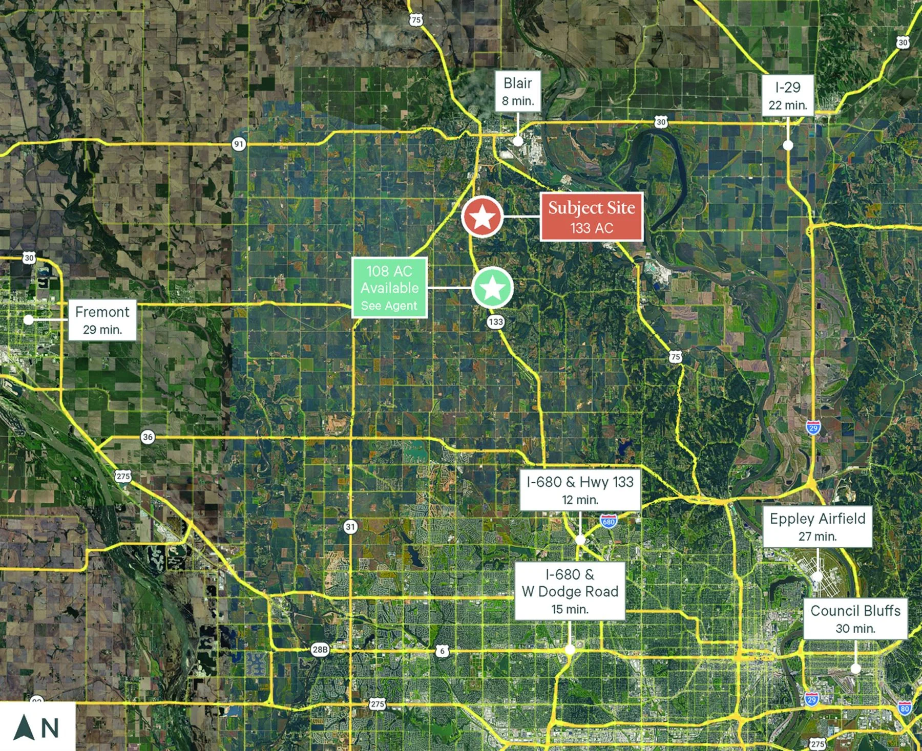 133 Acres | Blair Land — Sale in Blair, NE, photo 3 of 3