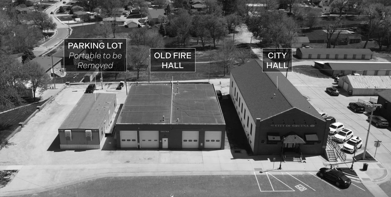 Gretna City Hall & Old Fire Hall — Sale in Gretna, NE, photo 1 of 6