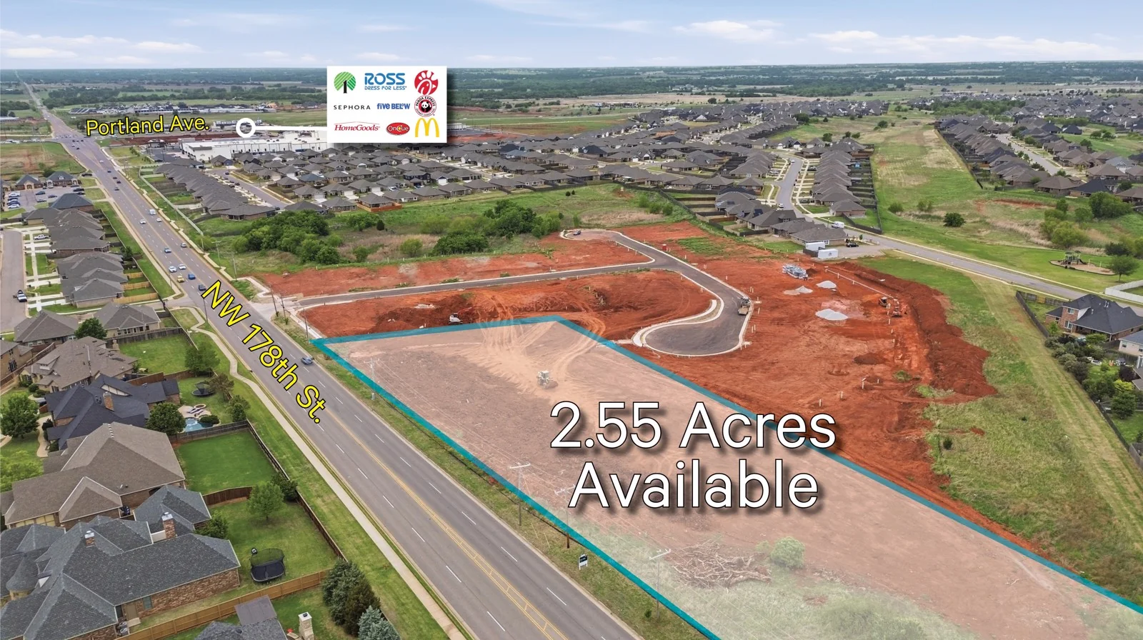 NW 178th Street Retail Land — Sale in Oklahoma City, OK, photo 3 of 3