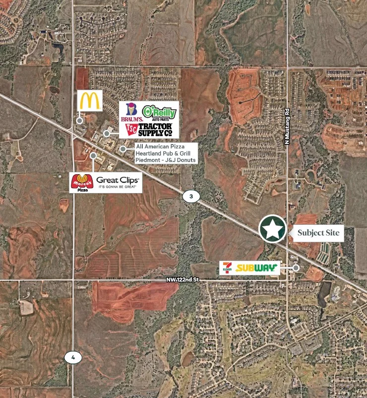 Land in Piedmont, OK — Sale in Piedmont, OK, photo 2 of 3