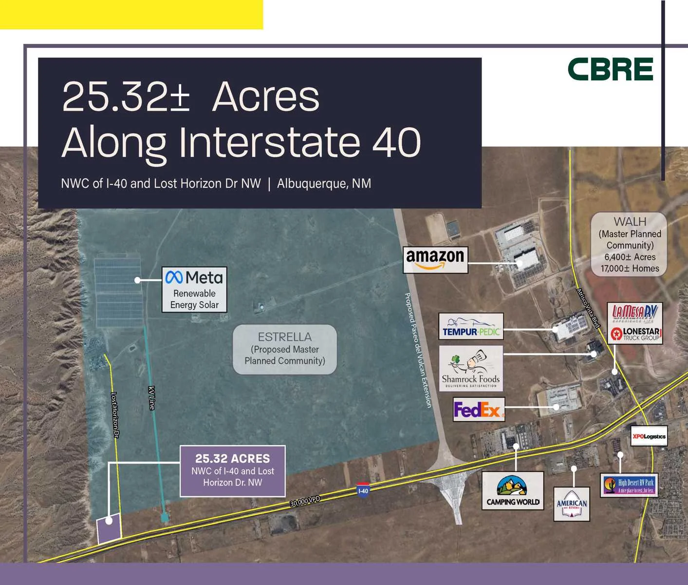 NWC of I-40 and Lost Horizon Dr NW - other for sale in albuquerque, NM