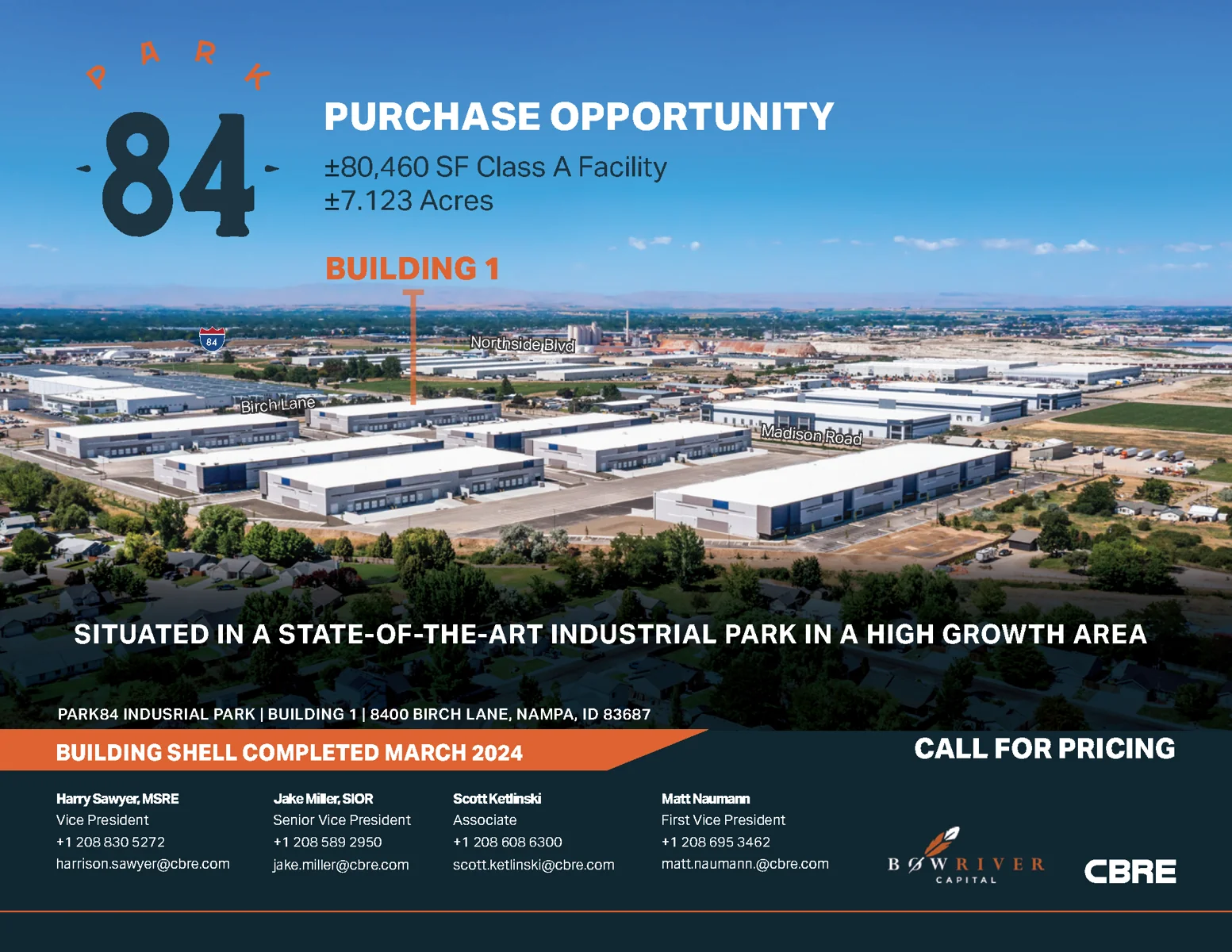 Park84 - Building 1 - Sale Opportunity — Sale in Nampa, ID, photo 1 of 5