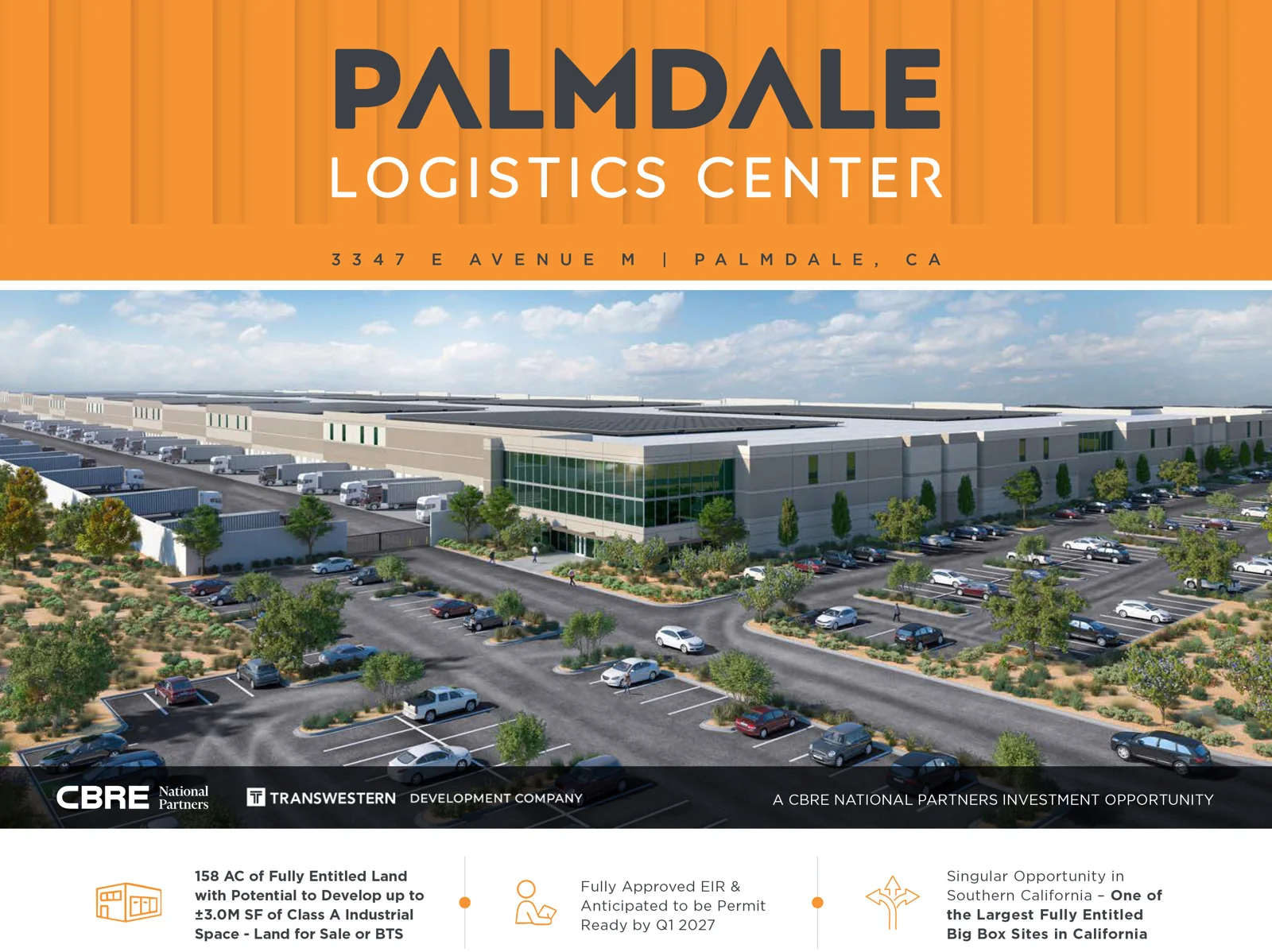 Palmdale Logistics Center — Sale in Palmdale, CA, photo 1 of 1