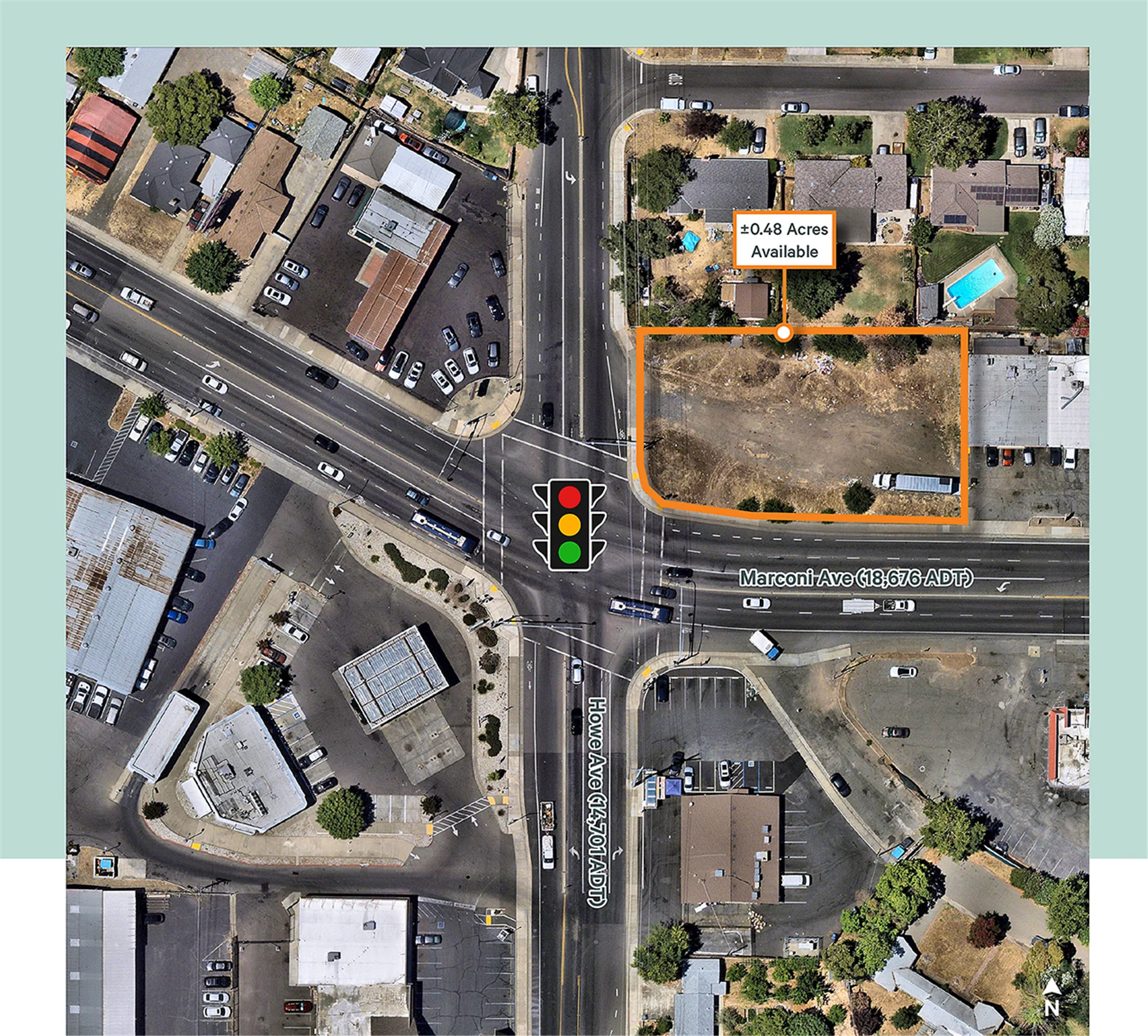 Lot for Sale Marconi @ Howe — Sale in Sacramento, CA, photo 1 of 1