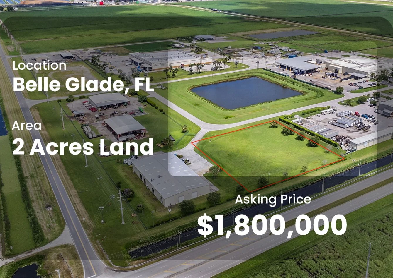 Well-Located 2-Acre Commercial Land, Development… — Sale in Florida, FL, photo 1 of 1