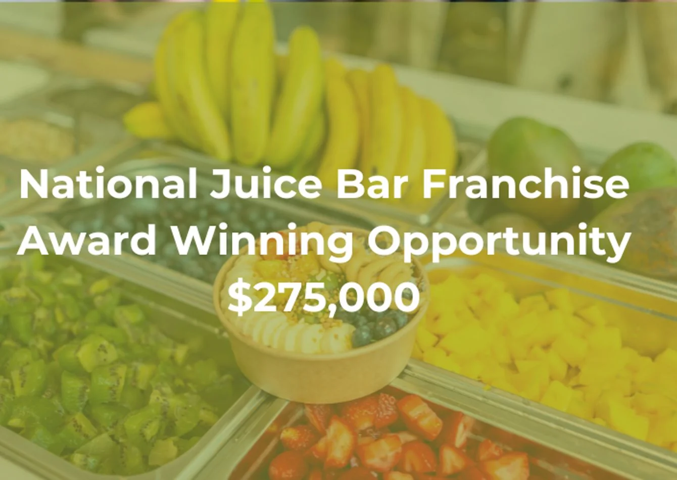 Award-Winning Franchised Juice Bar — Turnkey,… — Sale in Vienna, VA, photo 1 of 1