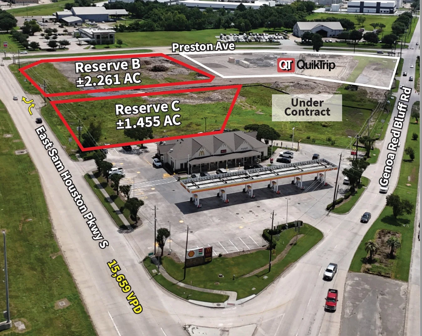NEQ of Sam Houston Tollway & Genoa Red Bluff Rd — Sale in Pasadena, TX, photo 1 of 8