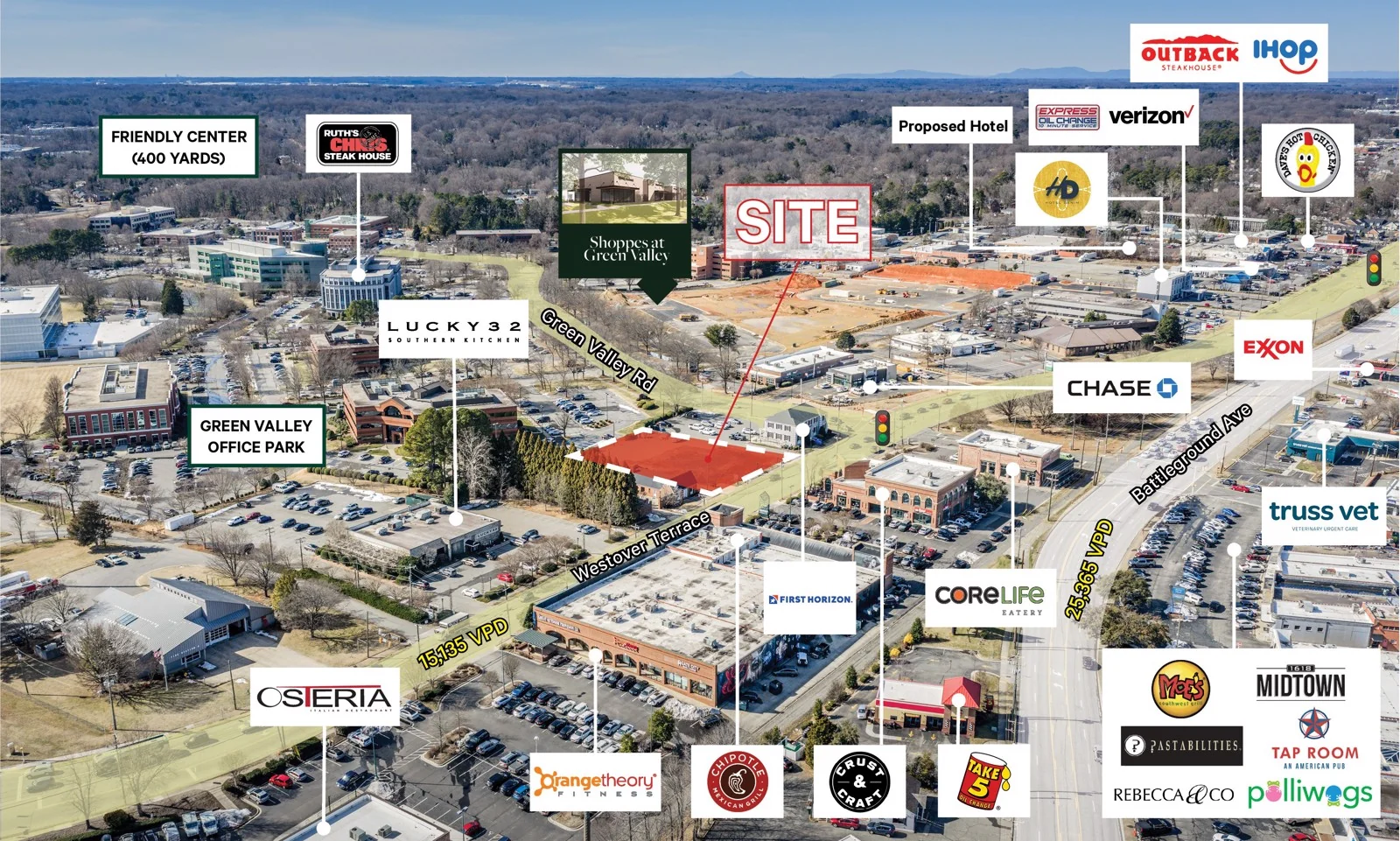 Westover Terrace Pad Site — Lease in Greensboro, NC, photo 1 of 4