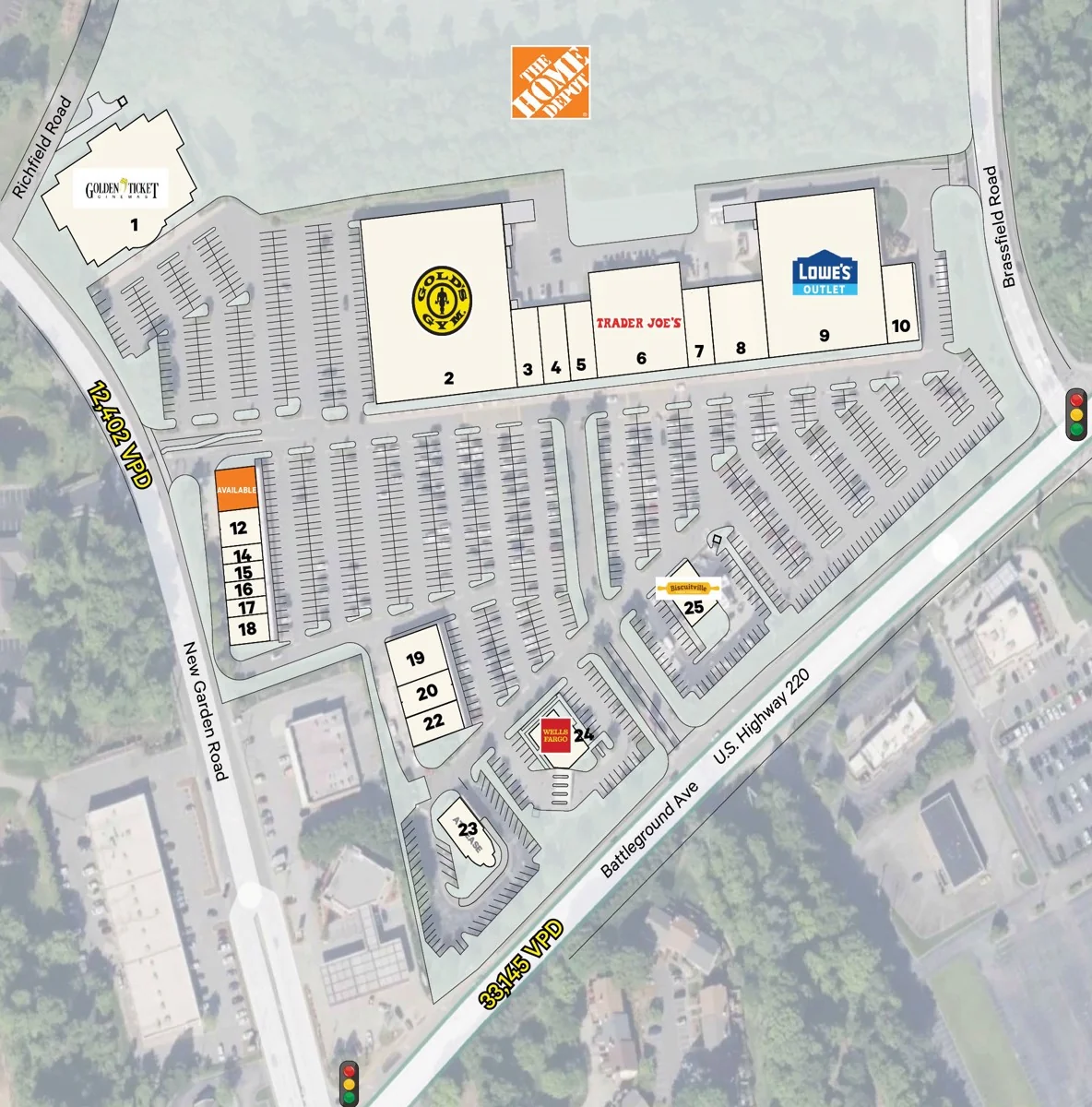 Brassfield Shopping Center — Lease in Greensboro, NC, photo 3 of 4