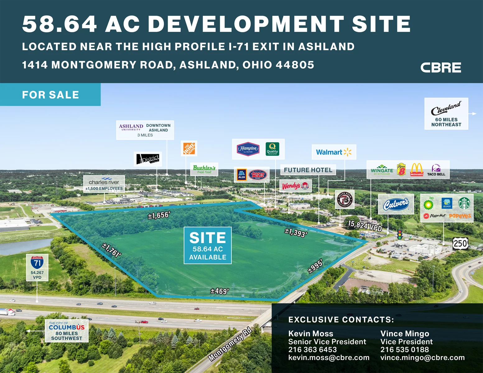 58.64 AC Development Site — Sale in Ashland, OH, photo 1 of 4