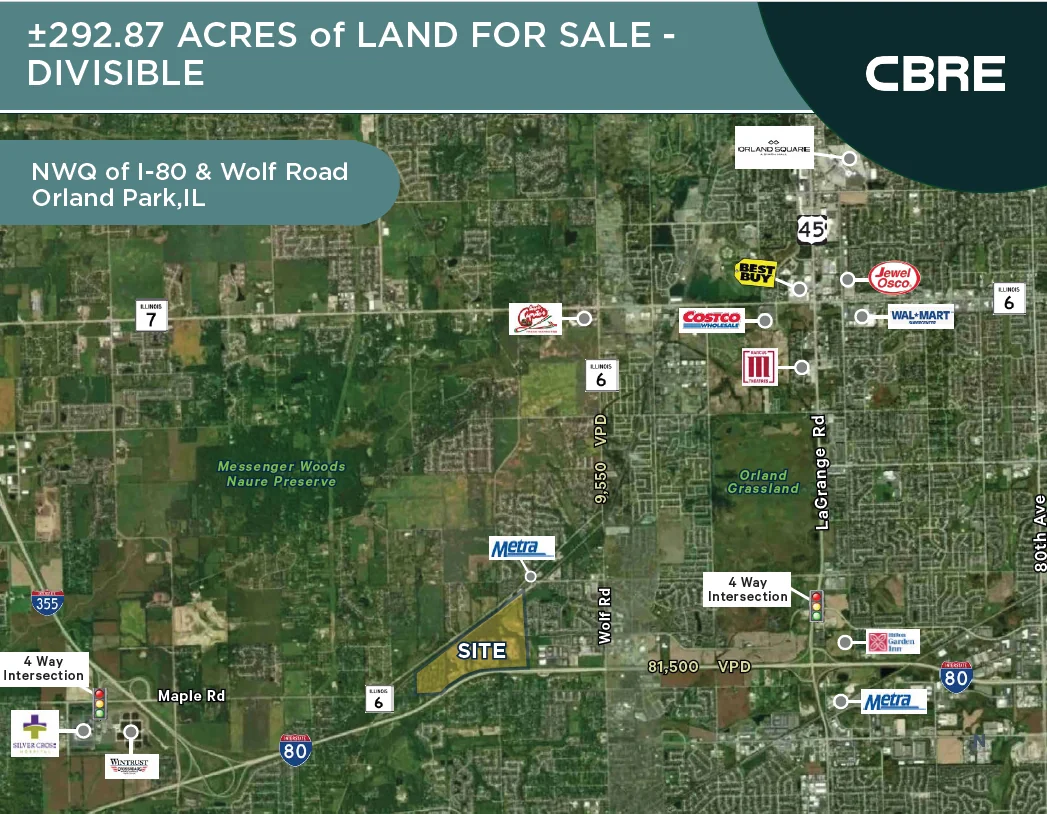 Land in Orland Park, IL — Sale in Orland Park, IL, photo 1 of 1