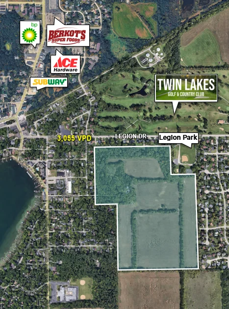 Land in Twin Lakes, WI — Sale in Twin Lakes, WI, photo 2 of 3