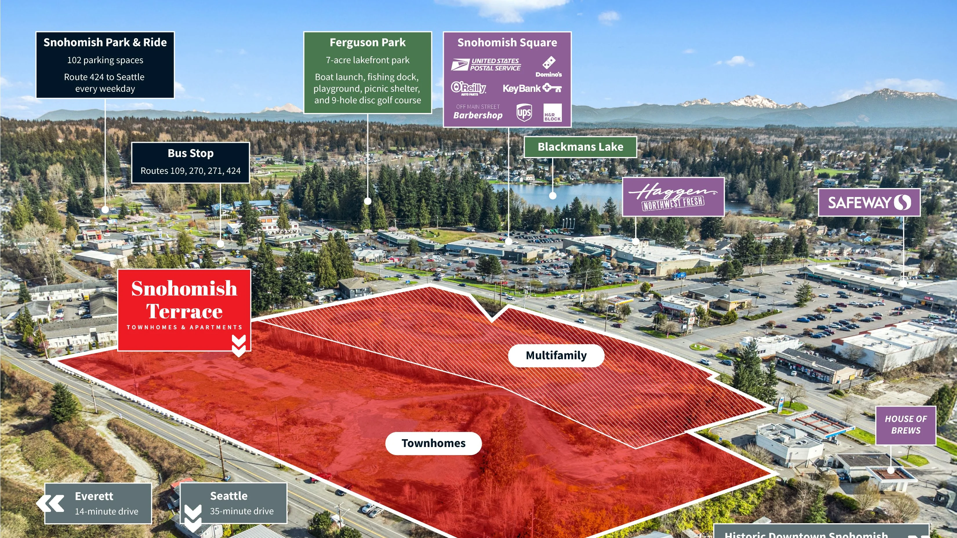 Snohomish Terrace Townhomes Site — Sale in Snohomish, WA, photo 7 of 8