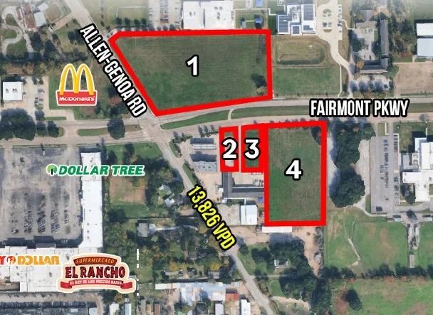 NEC of Fairmont Pkwy & Allen-Genoa Rd Rd - land for sale in pasadena, TX
