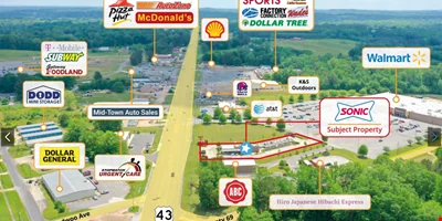 Former Sonic QSR with Drive-Thru — Lease in Winfield, AL, photo 2 of 8
