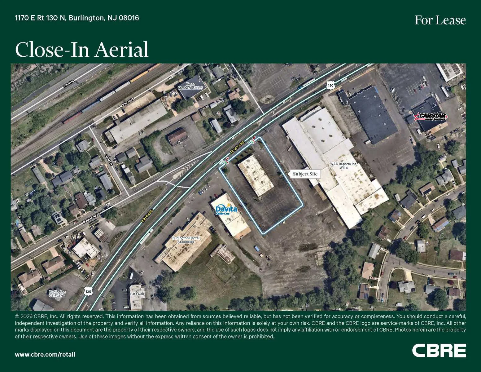 Available ±9,940 SF on ±1.32 Acres — Lease in Burlington, NJ, photo 3 of 4