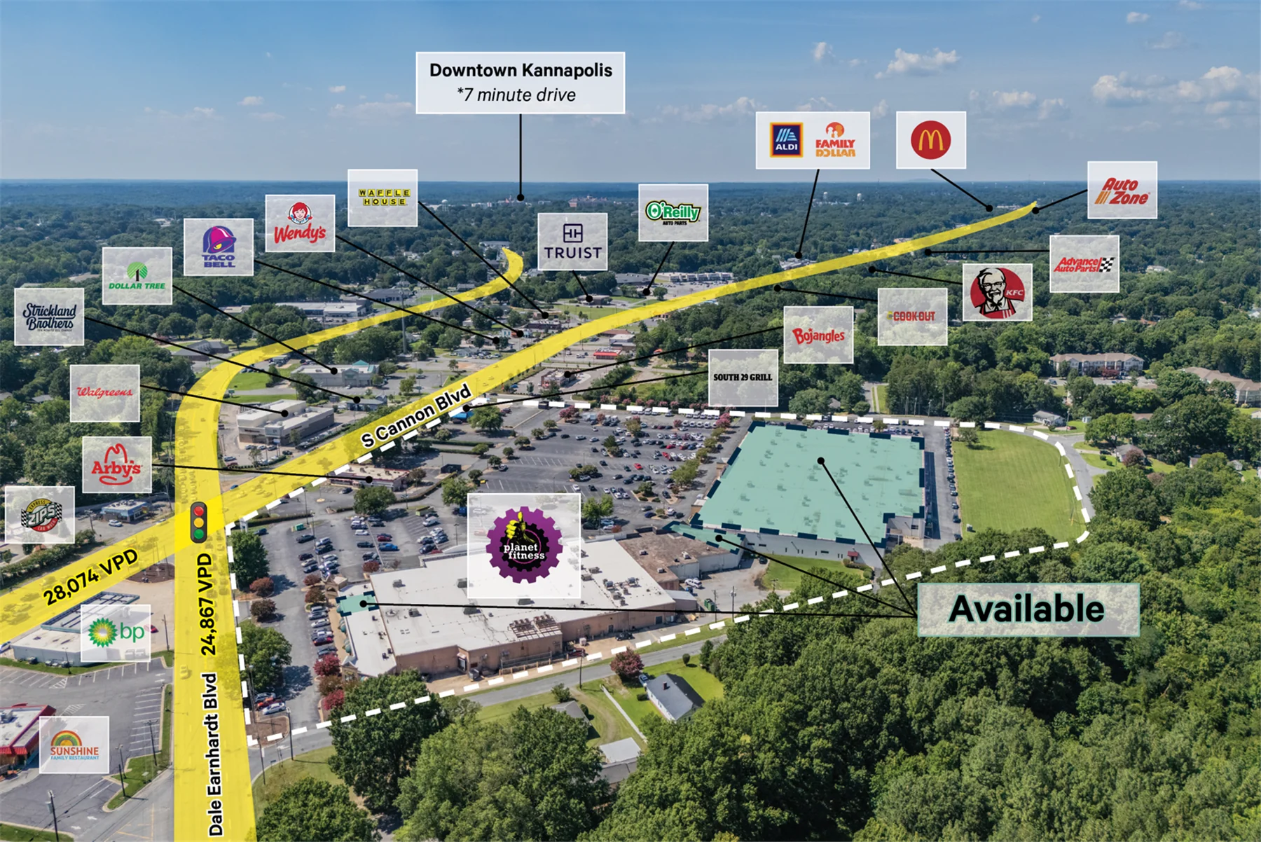 Retail in Kannapolis, NC — Lease in Kannapolis, NC, photo 4 of 5