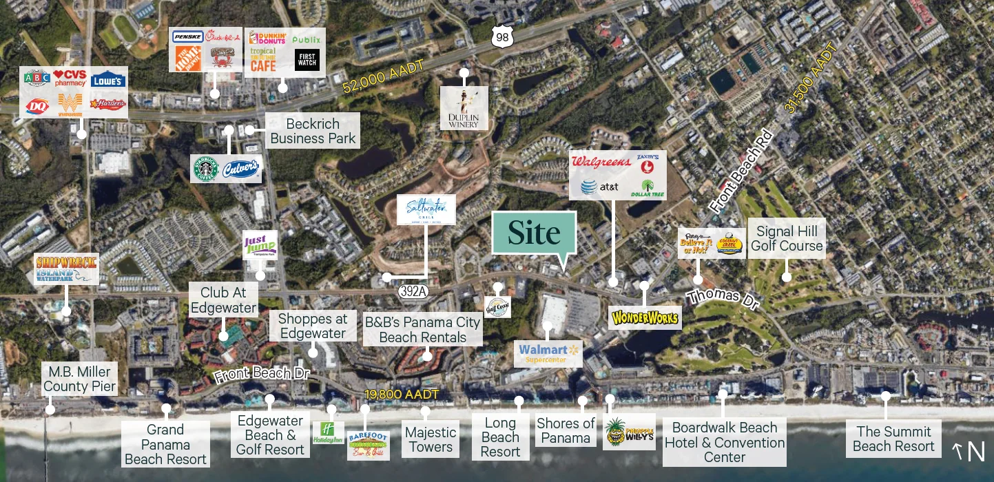 Land in Panama City Beach, FL — Lease in Panama City Beach, FL, photo 4 of 7