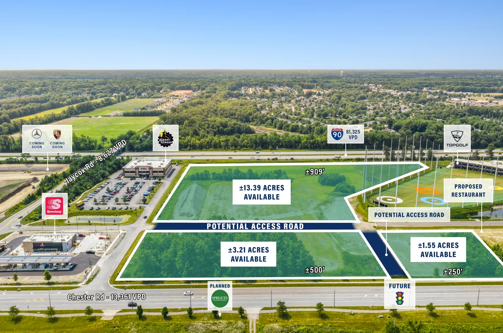 ±18.15 AC High Profile Development Site — Sale in Avon, OH, photo 2 of 6