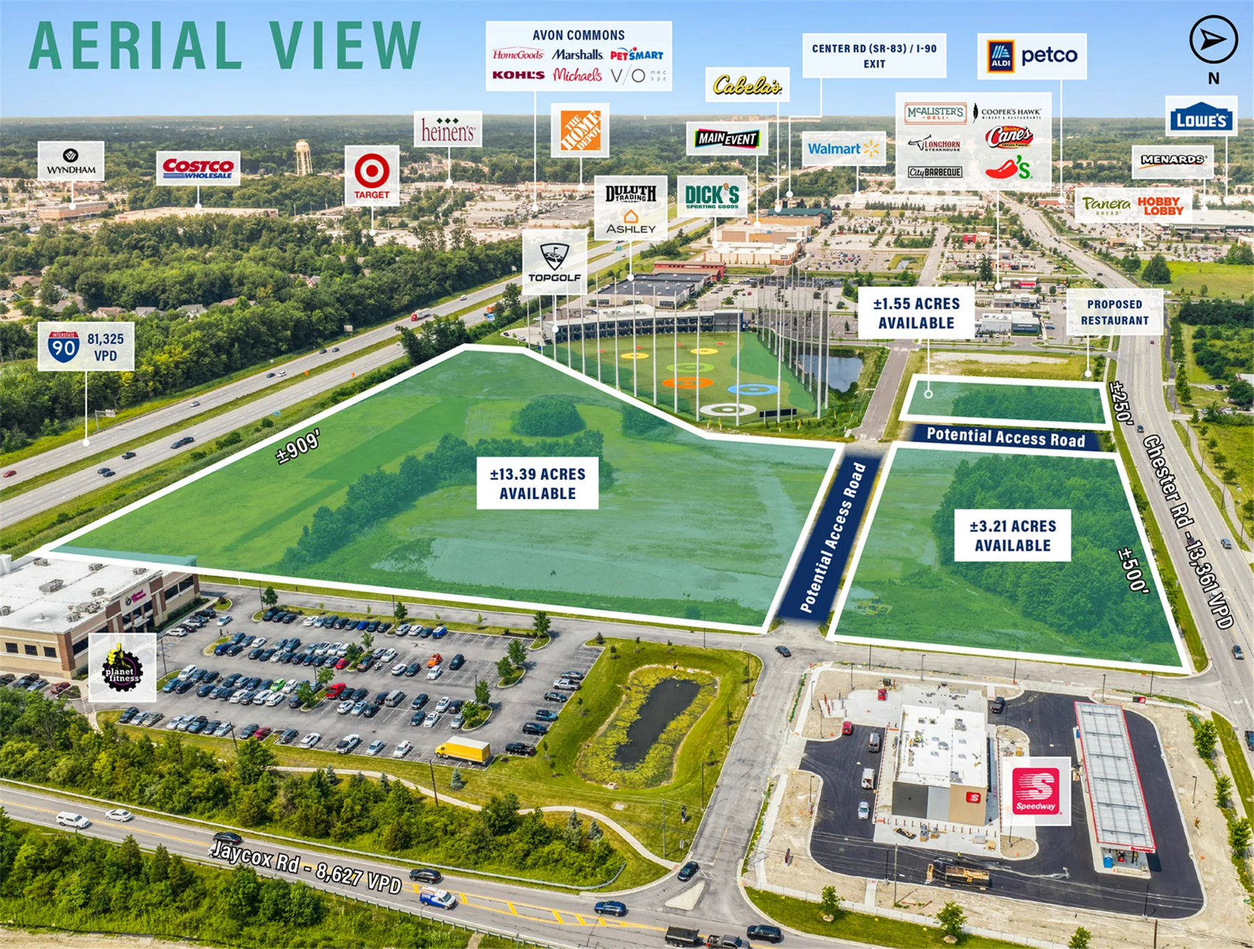 ±18.15 AC High Profile Development Site — Sale in Avon, OH, photo 6 of 6