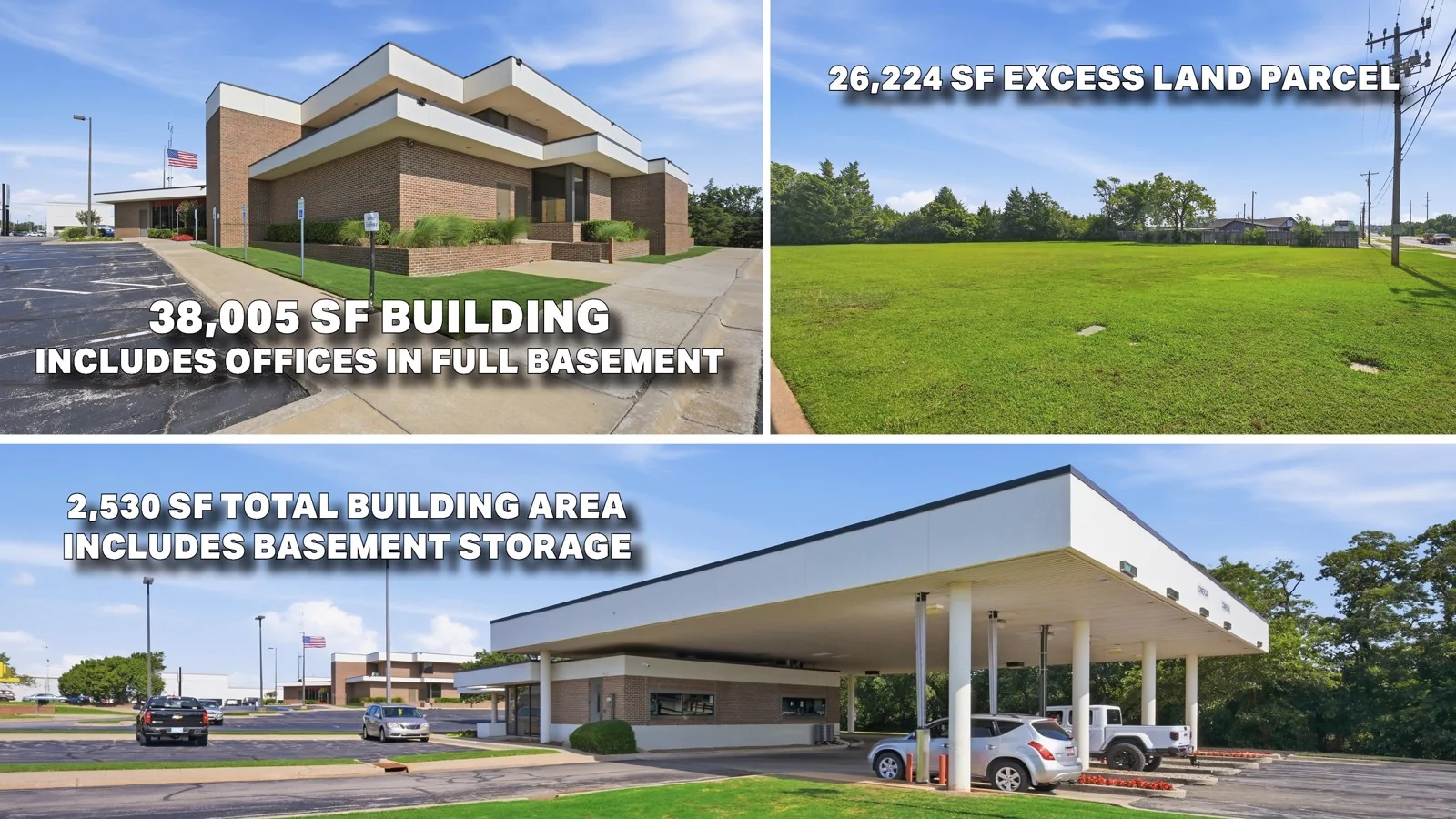 Former Banking Campus with Excess Development Land — Sale in Midwest City, OK, photo 2 of 4